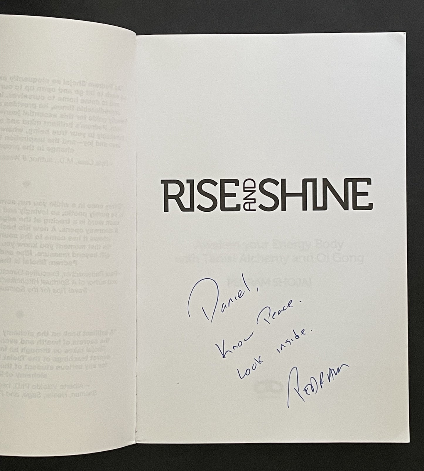 Rise and Shine by Pedram Shojai