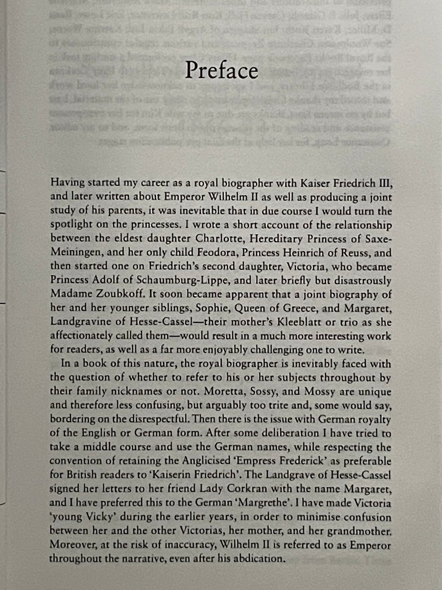 The Prussian Princesses by John Van der Kiste