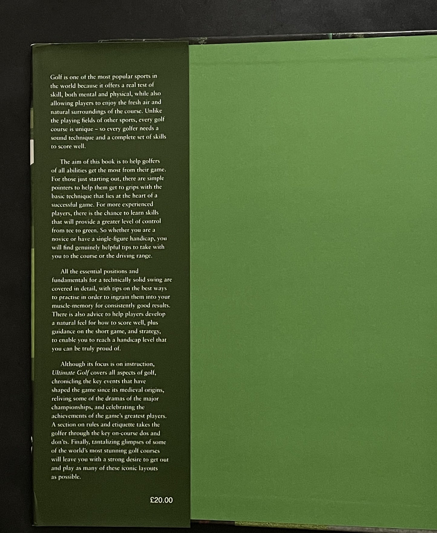 The Ultimate Golf Book by Neil Tappin, Fergus Bisset, Geoffrey Giles