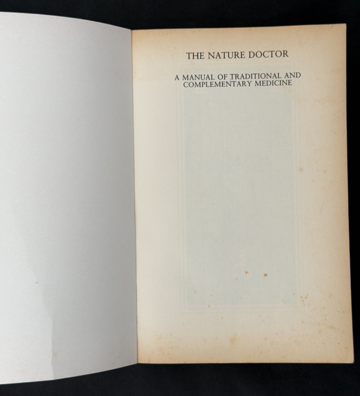 The Nature Doctor by Alfred Vogel