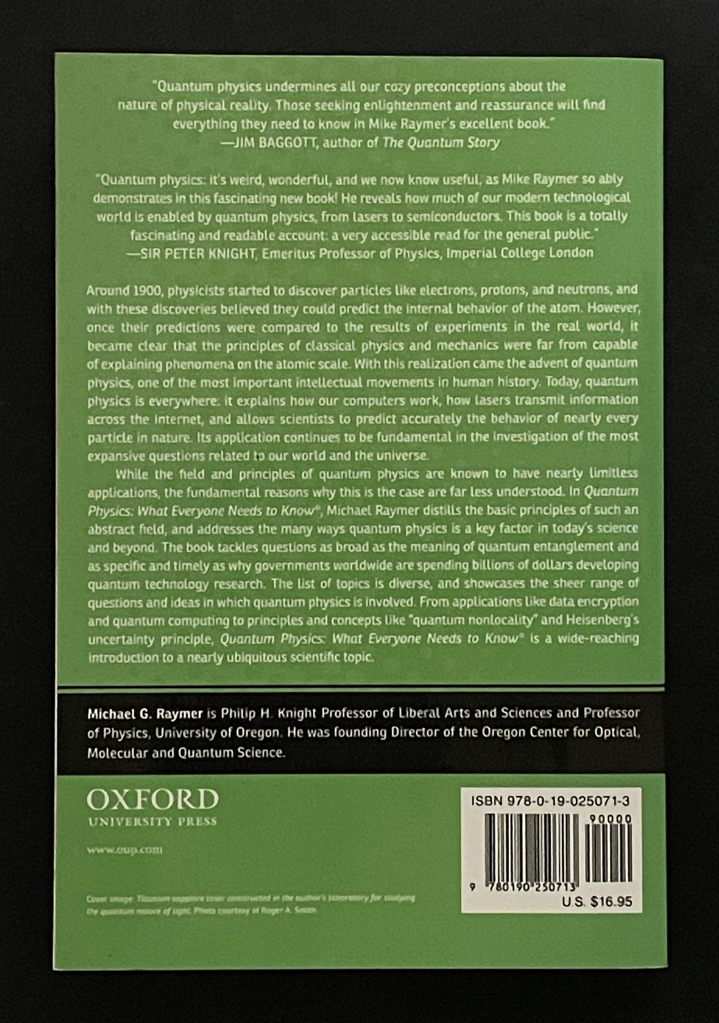 Quantum Physics by Michael G. Raymer