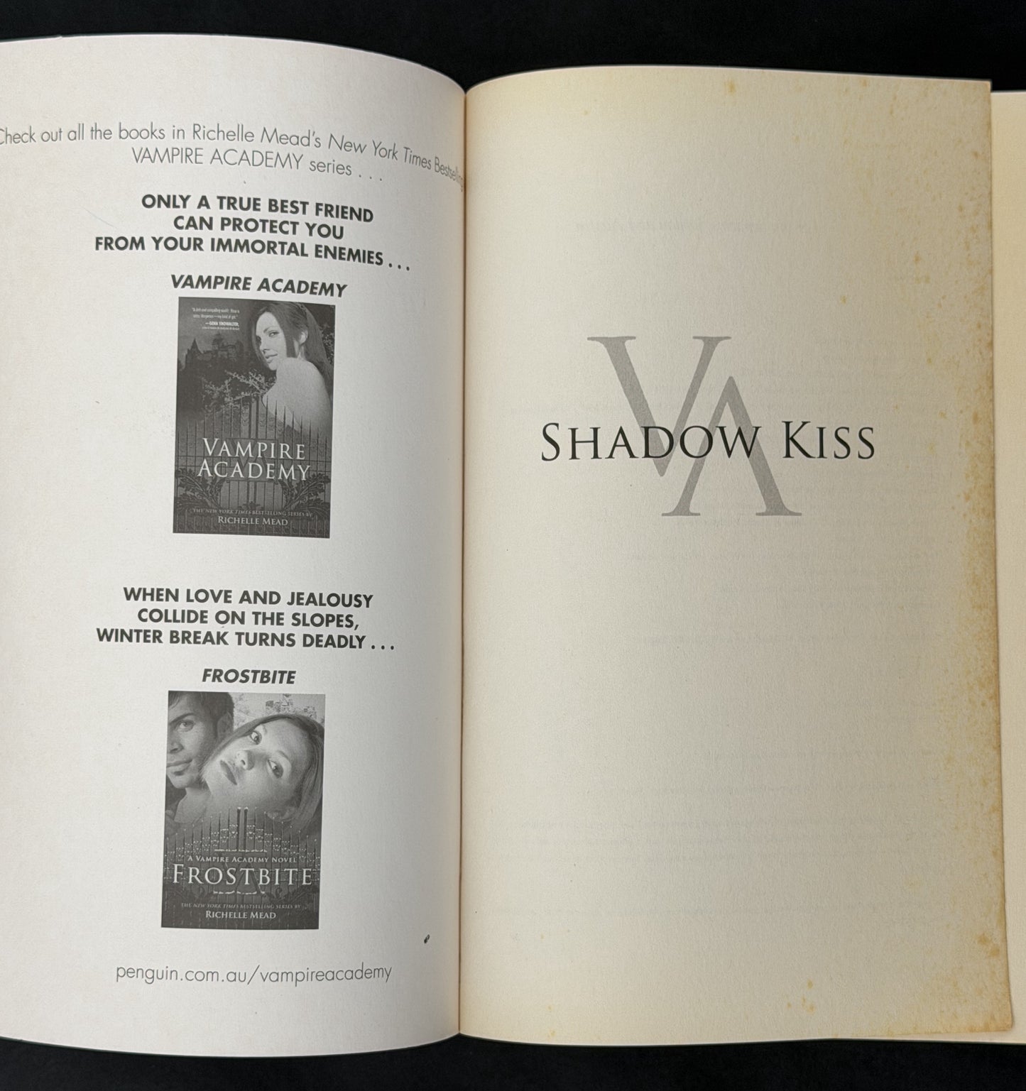 Shadow Kiss by Richelle Mead