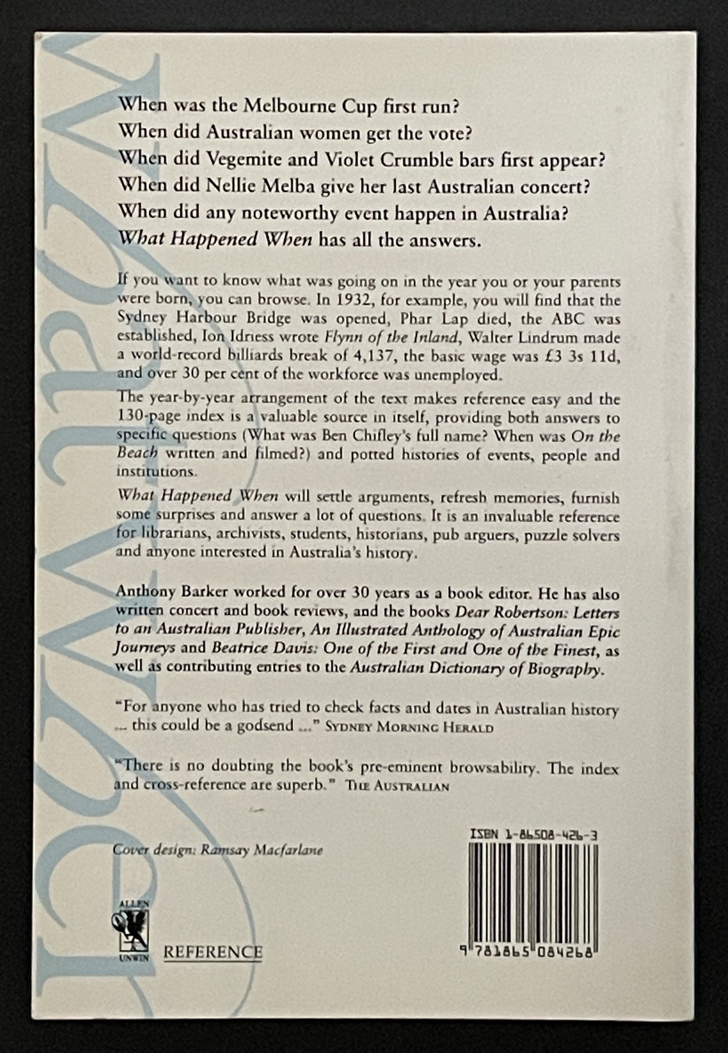 What Happened when by Anthony Barker