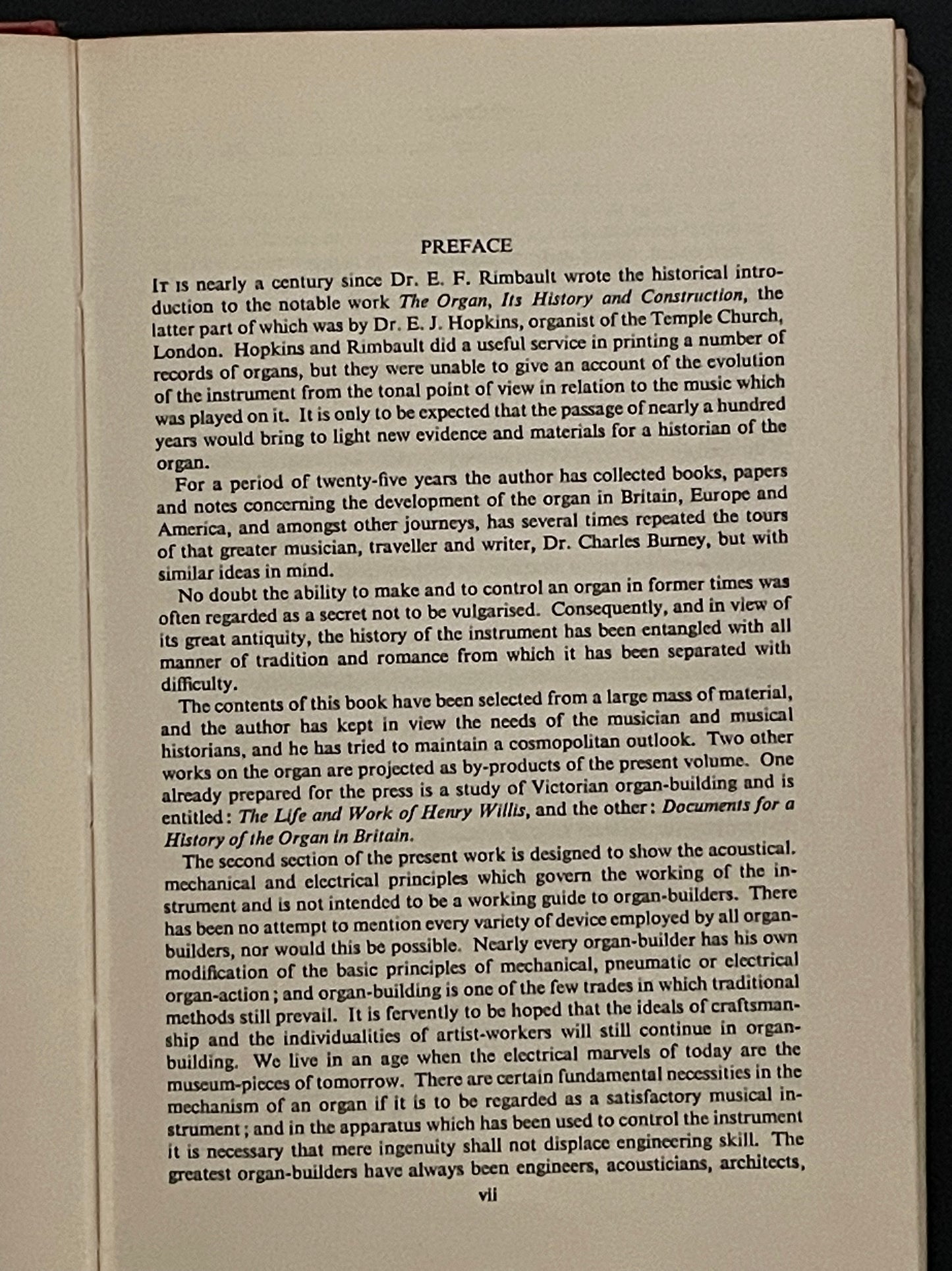 The Organ: Its Evolution, Principles of Construction and Use by William Leslie Sumner