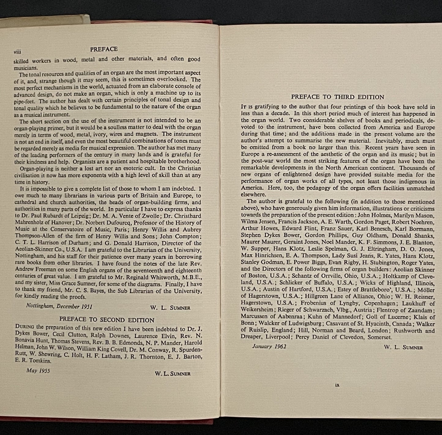 The Organ: Its Evolution, Principles of Construction and Use by William Leslie Sumner