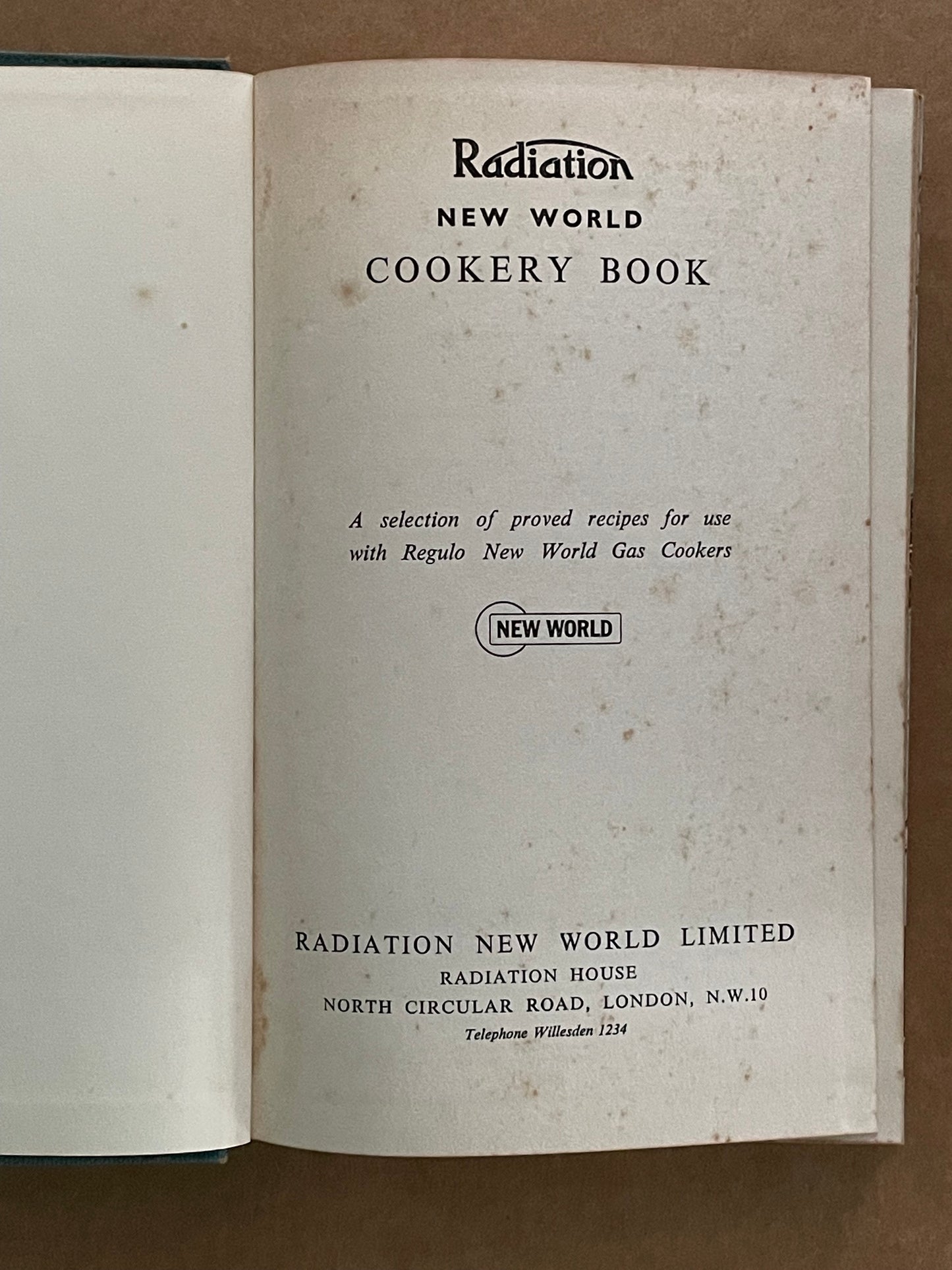 Radiation New World Cookery Book by Radiation New World Limited