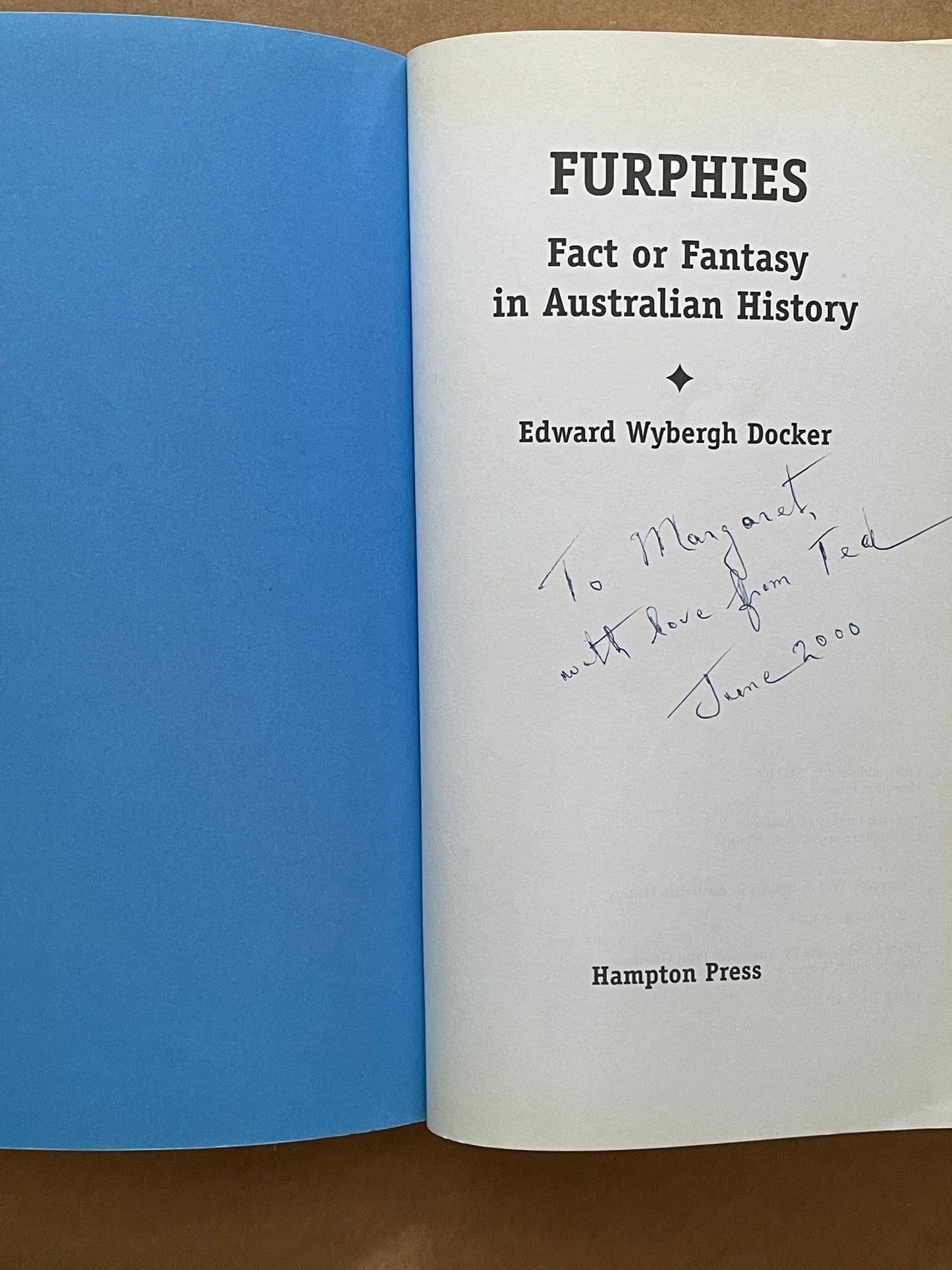 Furphies by Edward Wybergh Docker
