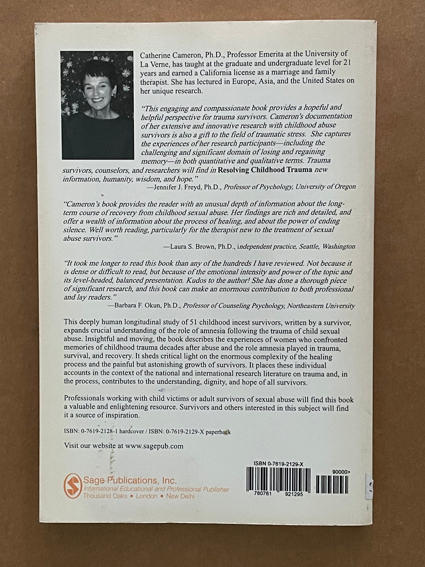 Resolving Childhood Trauma by Catherine Cameron