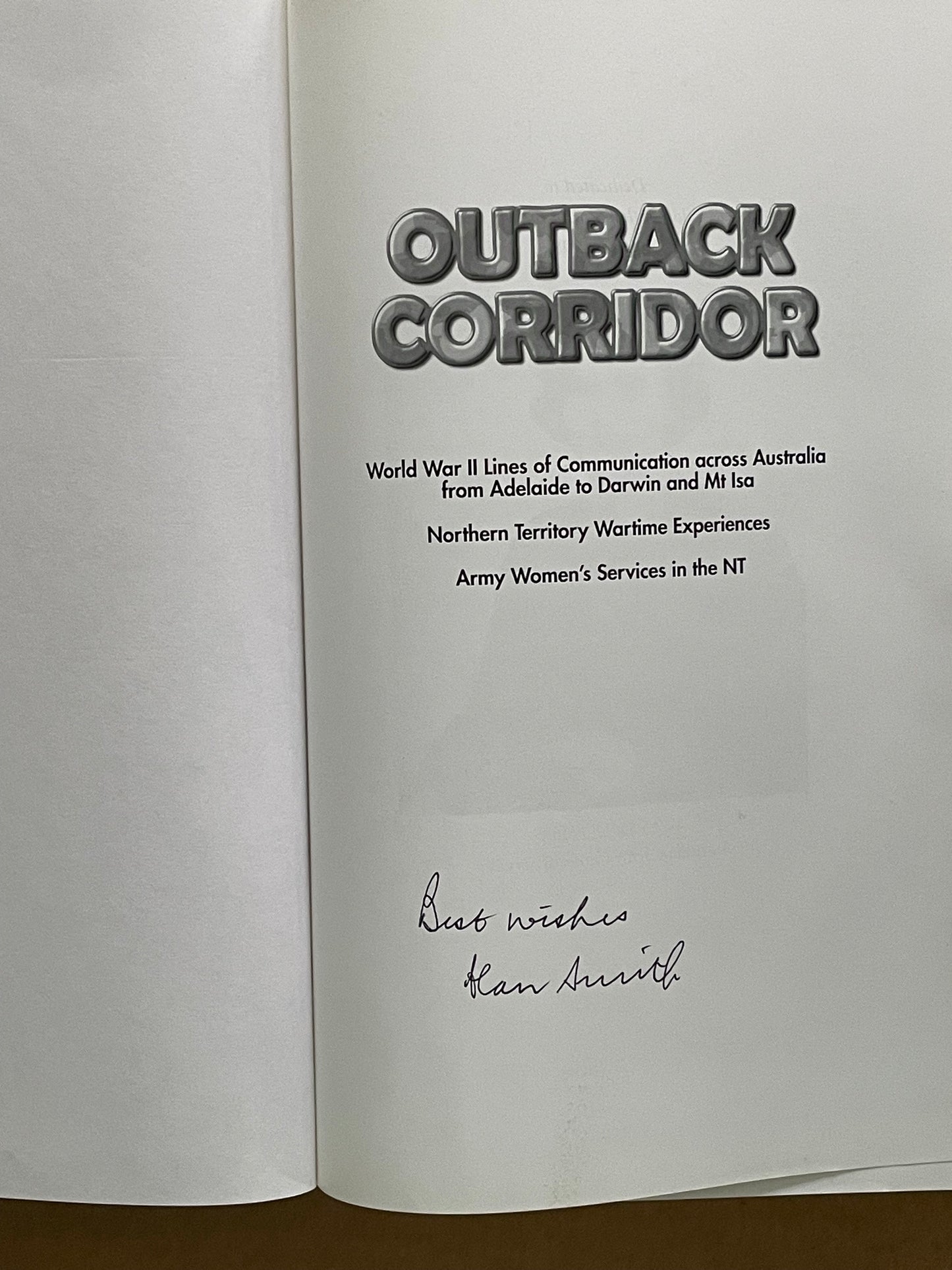 OUTBACK CORRIDOR by ALAN SMITH