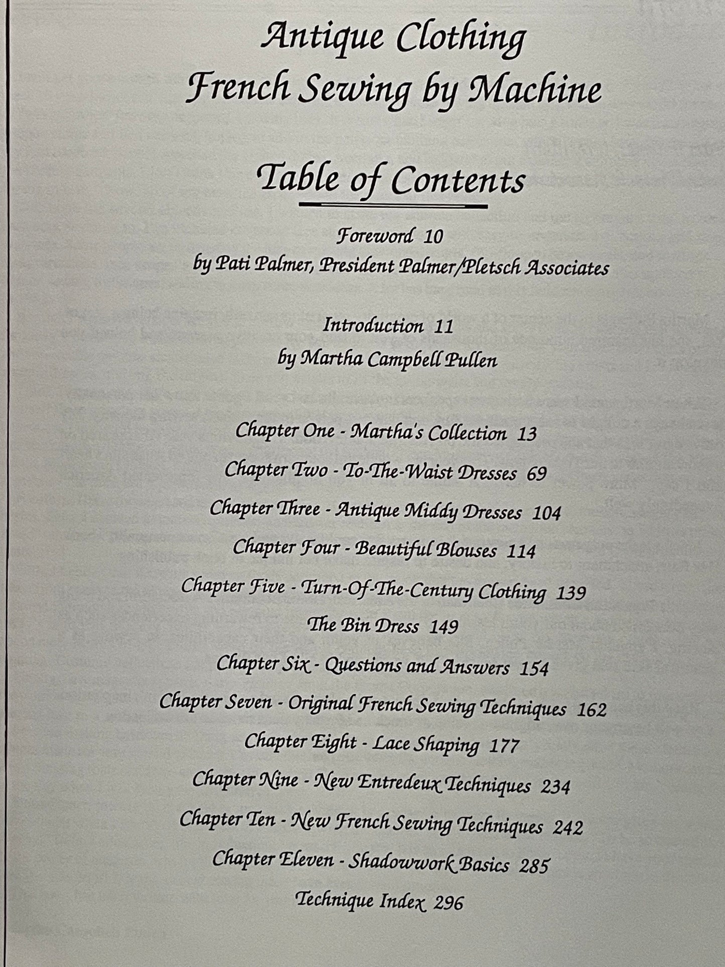 Antique Clothing by Martha Campbell Pullen