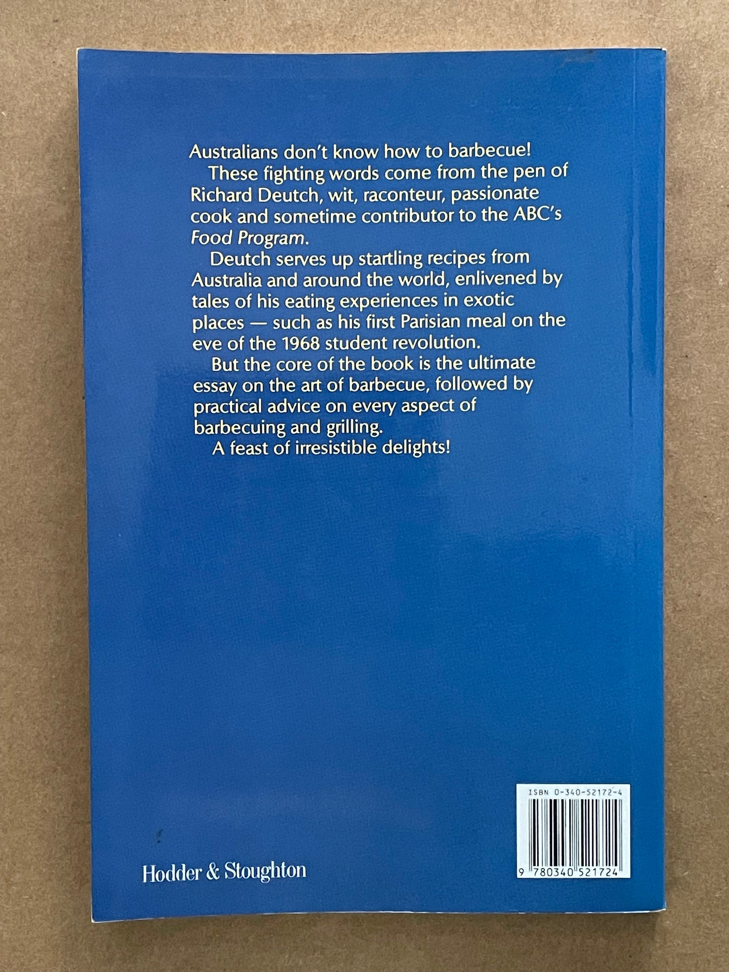 From Barbecue to Bouillabaisse by Richard Deutch