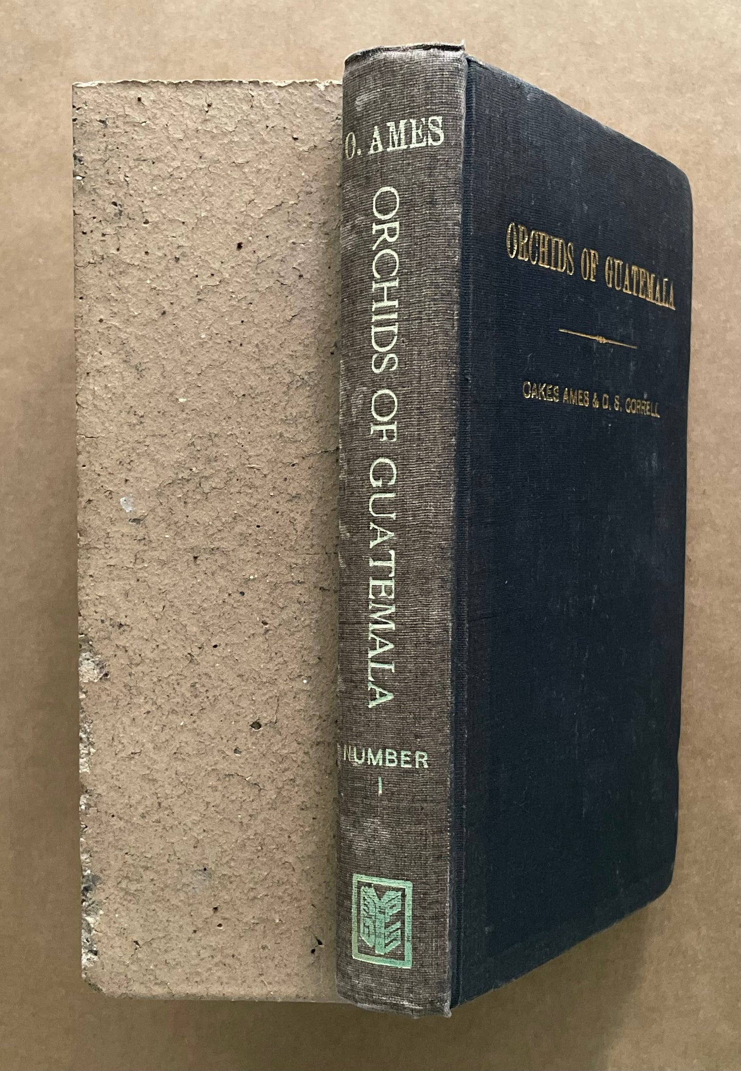 ORCHIDS OF GUATEMALA by OAKES AMES & D. S. CORRELL