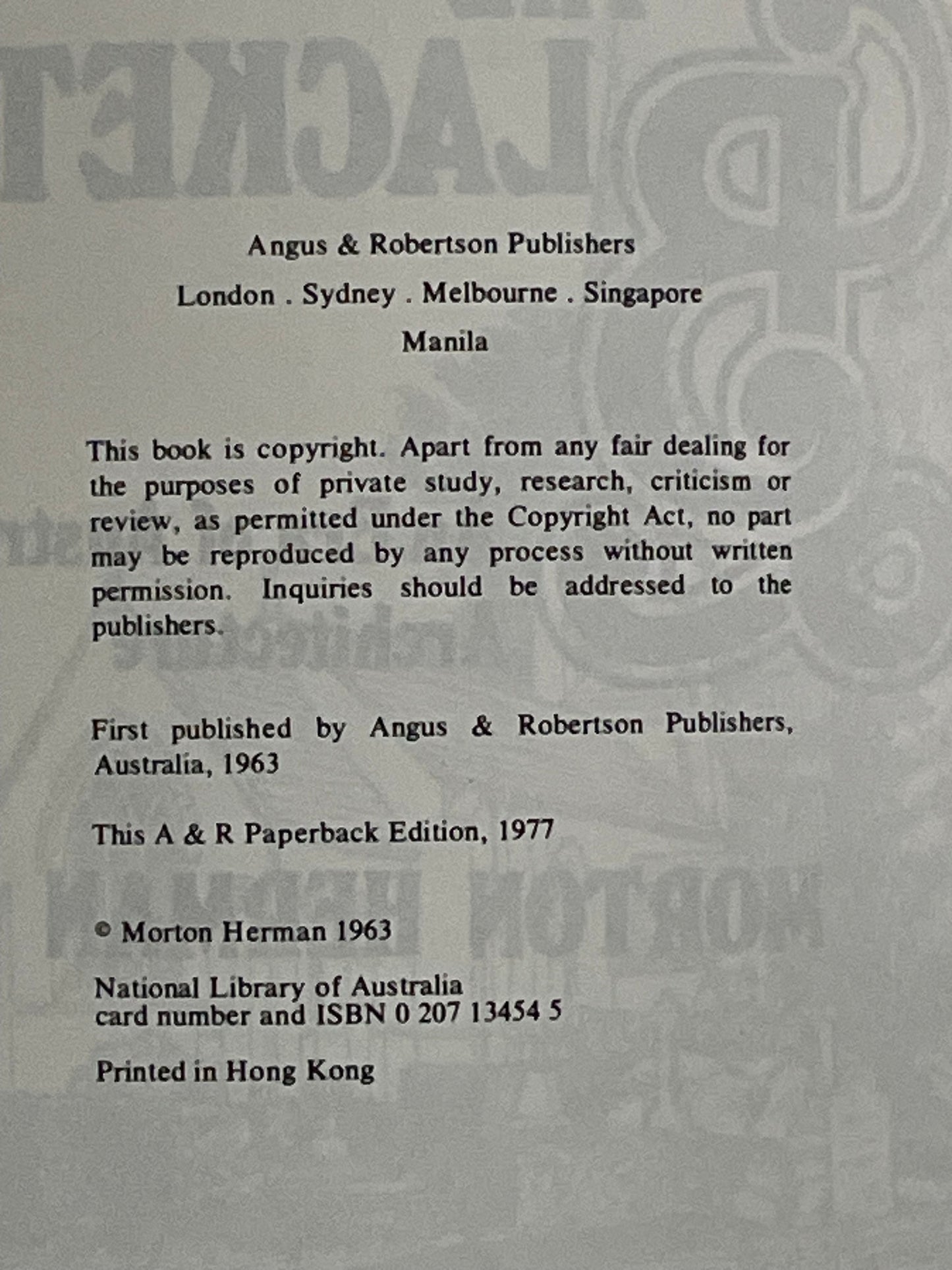 The Blackets by Morton Herman