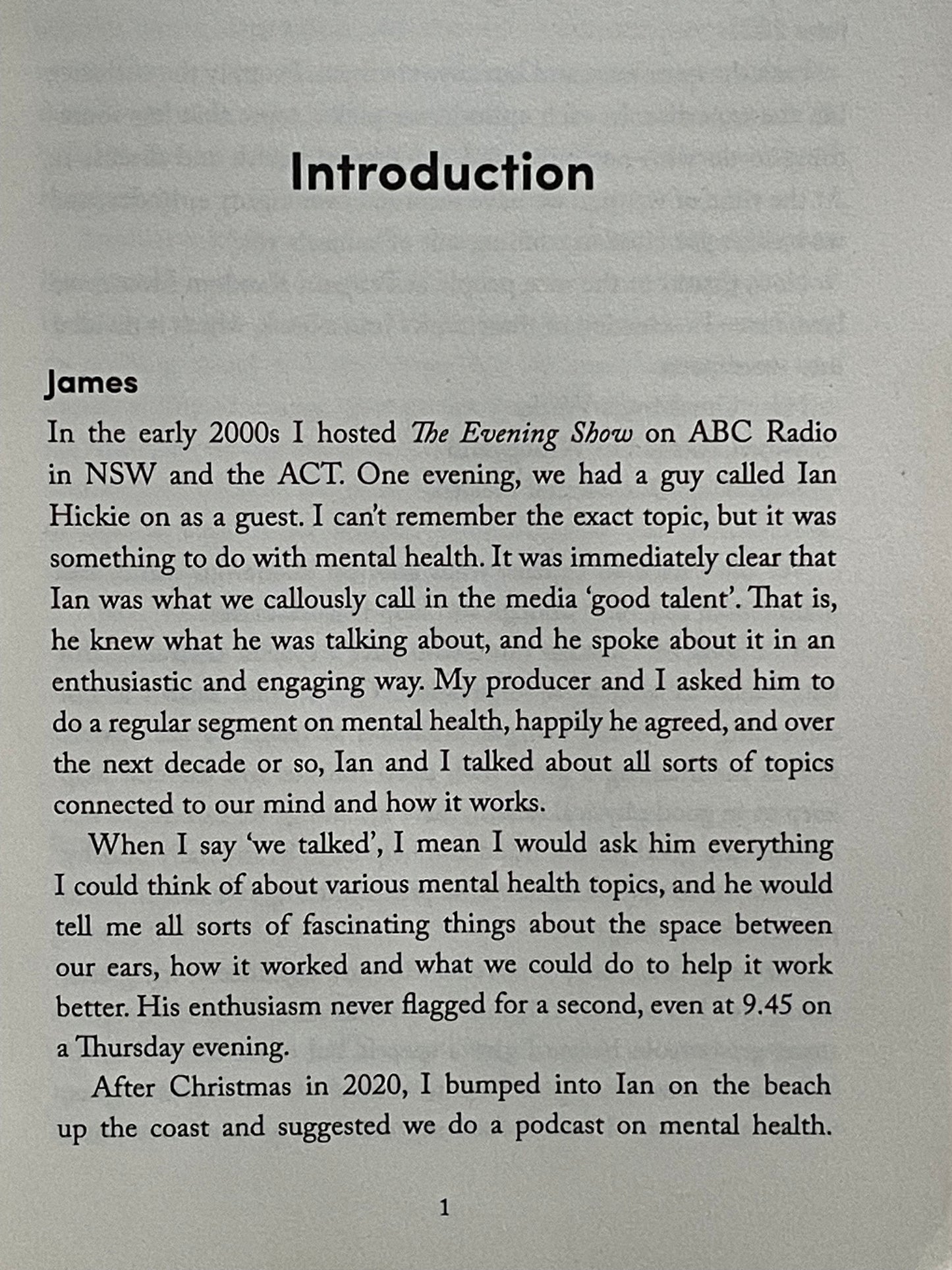 Minding Your Mind by James O'Loghlin, Ian Hickie