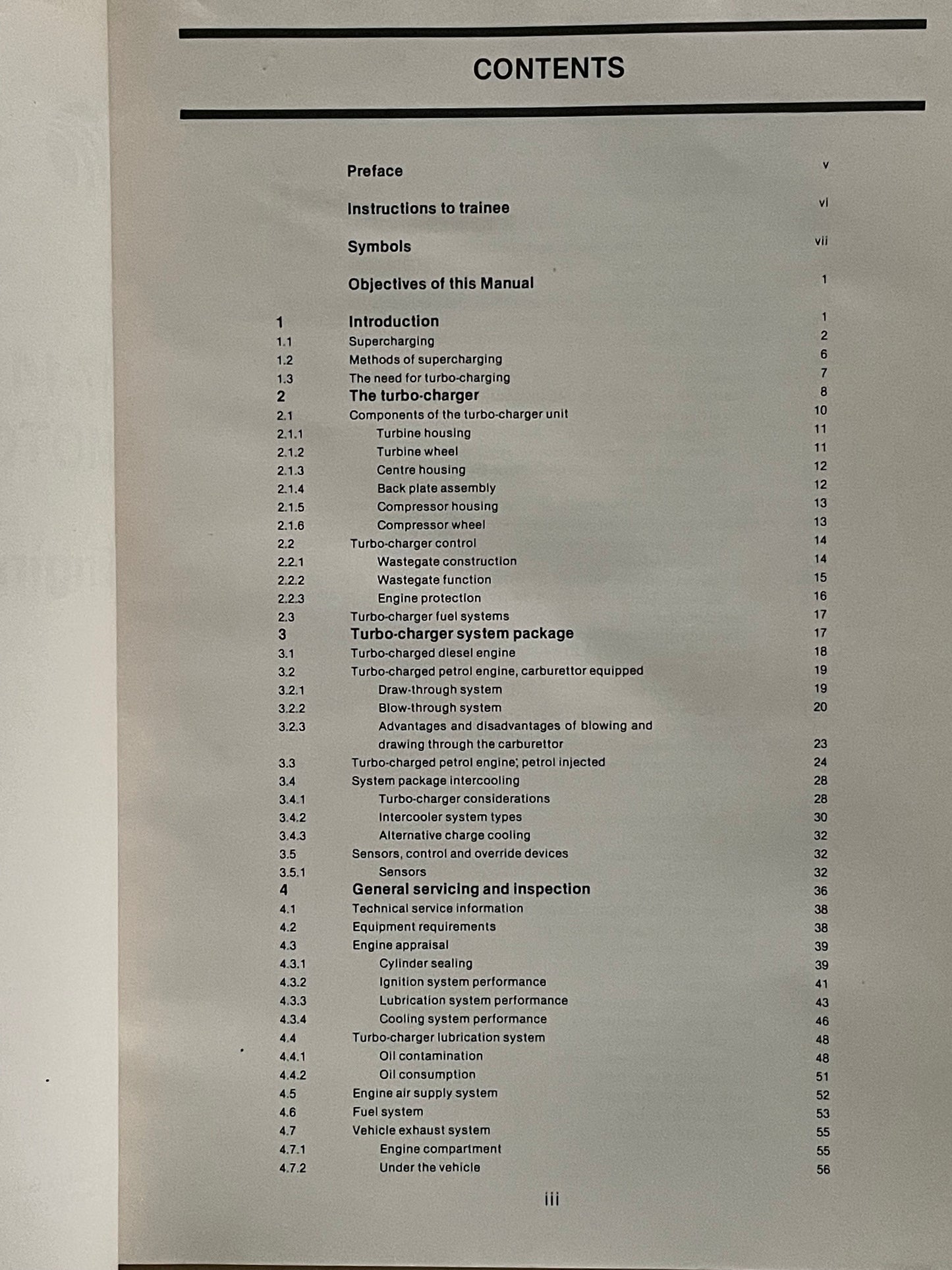 Basic Training Manual, Motor Vehicles - Engine Turbo-charging