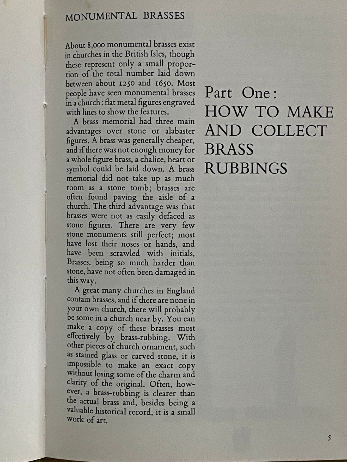 Brasses and Brass Rubbing by Clare Gittings