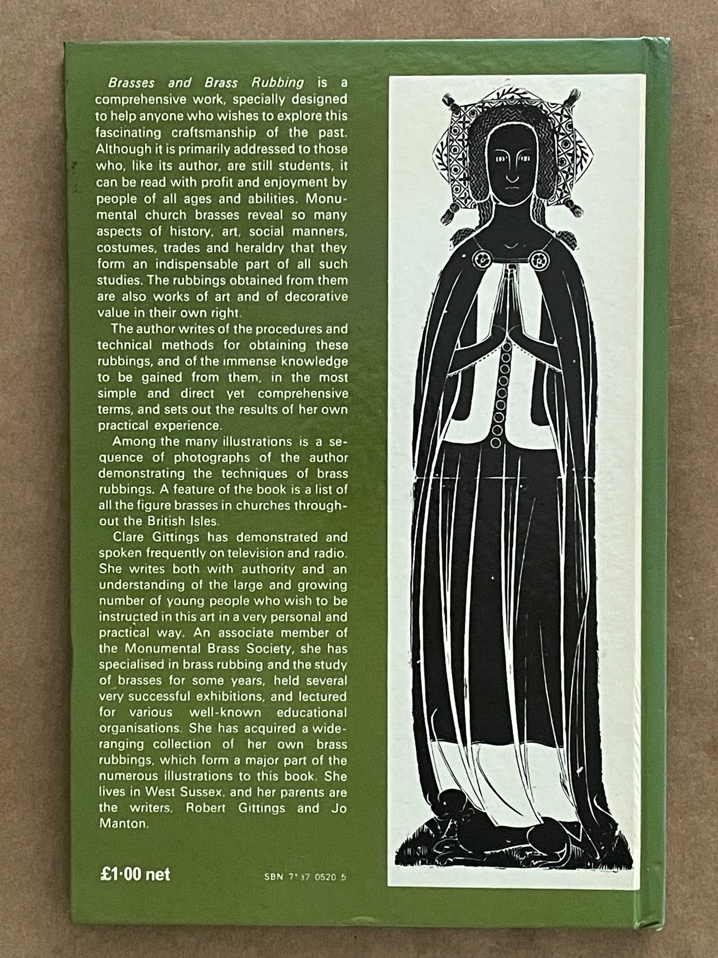 Brasses and Brass Rubbing by Clare Gittings