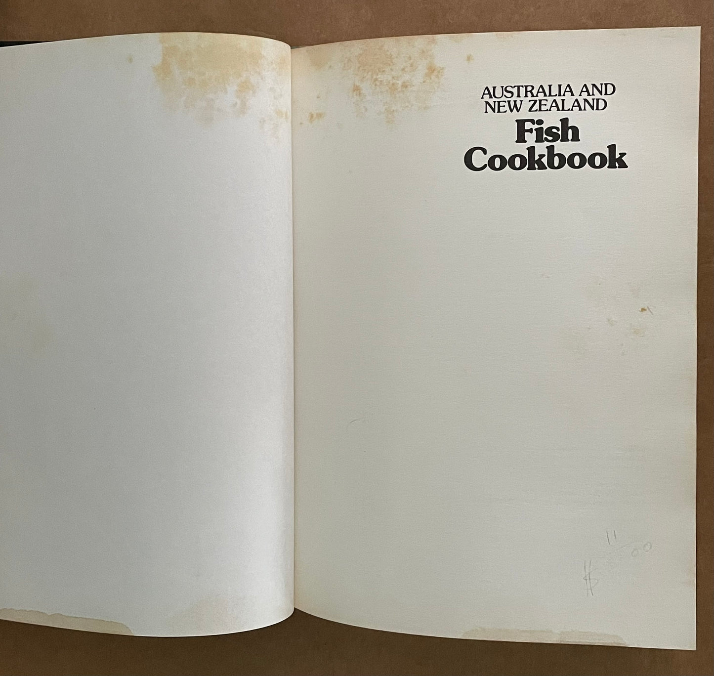 Australia and New Zealand Fish Cookbook by John Wilson