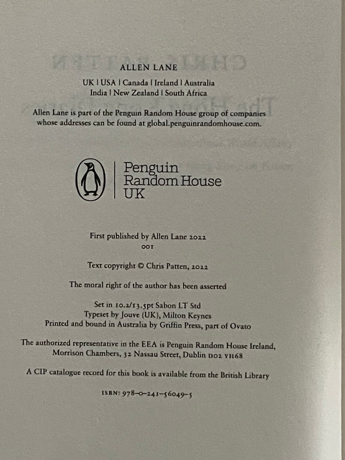 The Hong Kong Diaries by Chris Patten