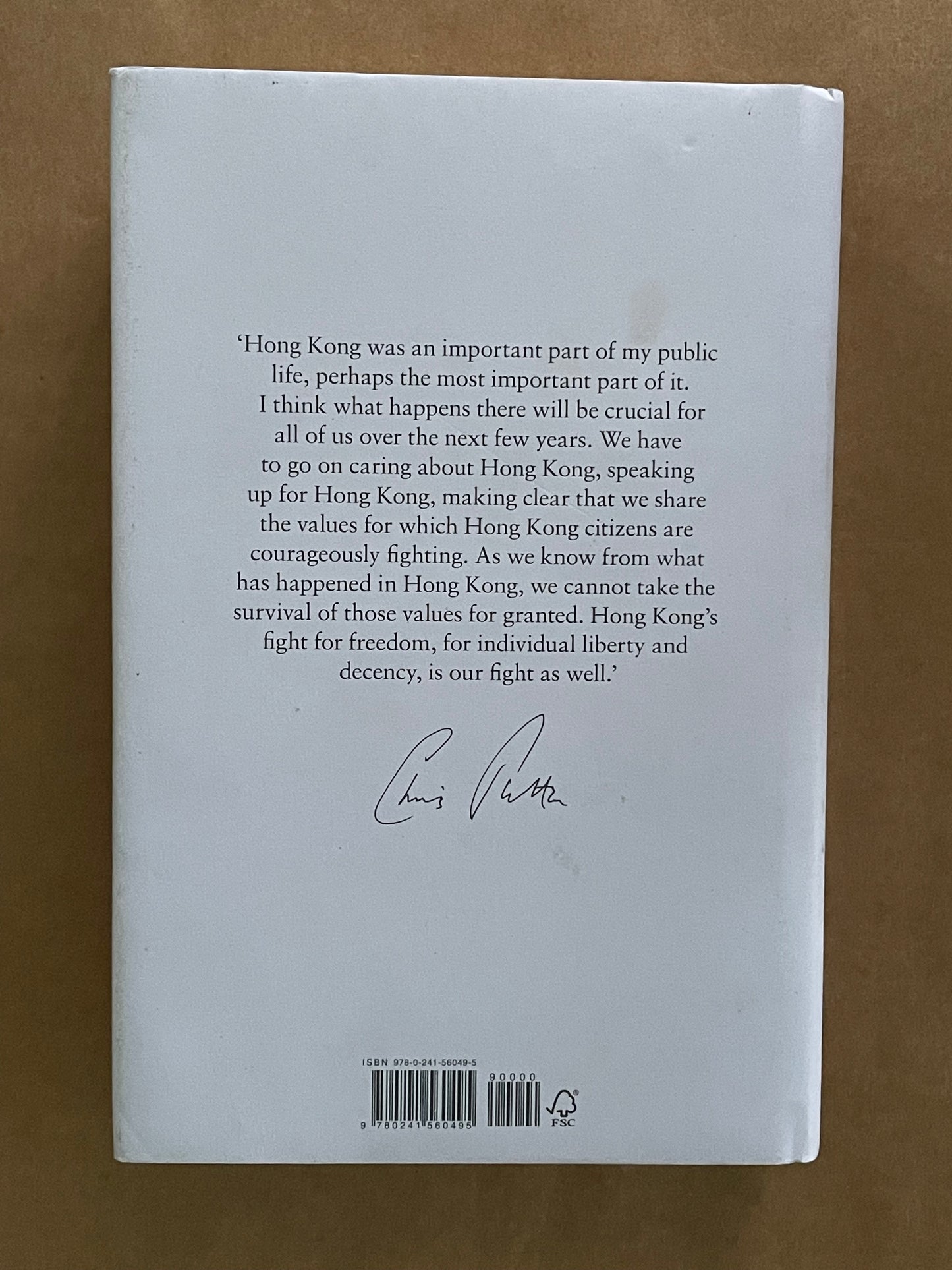 The Hong Kong Diaries by Chris Patten
