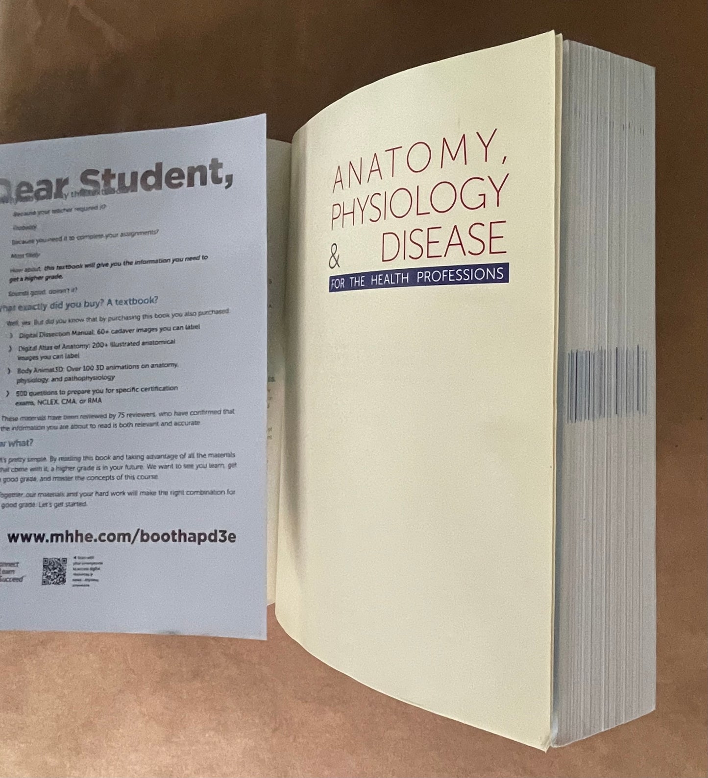 Anatomy, Physiology, and Disease for the Health Professions