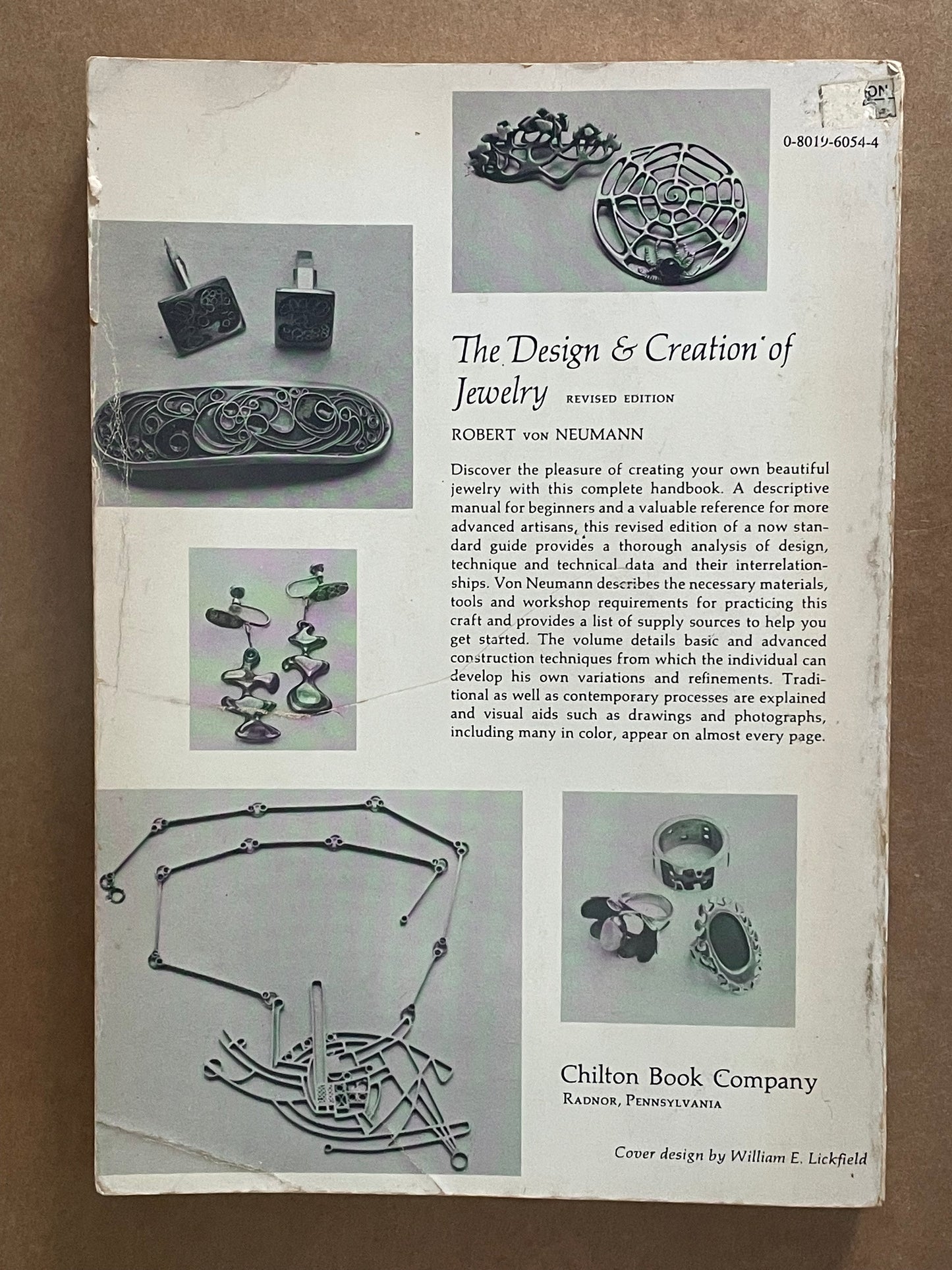 The Design and Creation of Jewelry by Robert Von Neumann