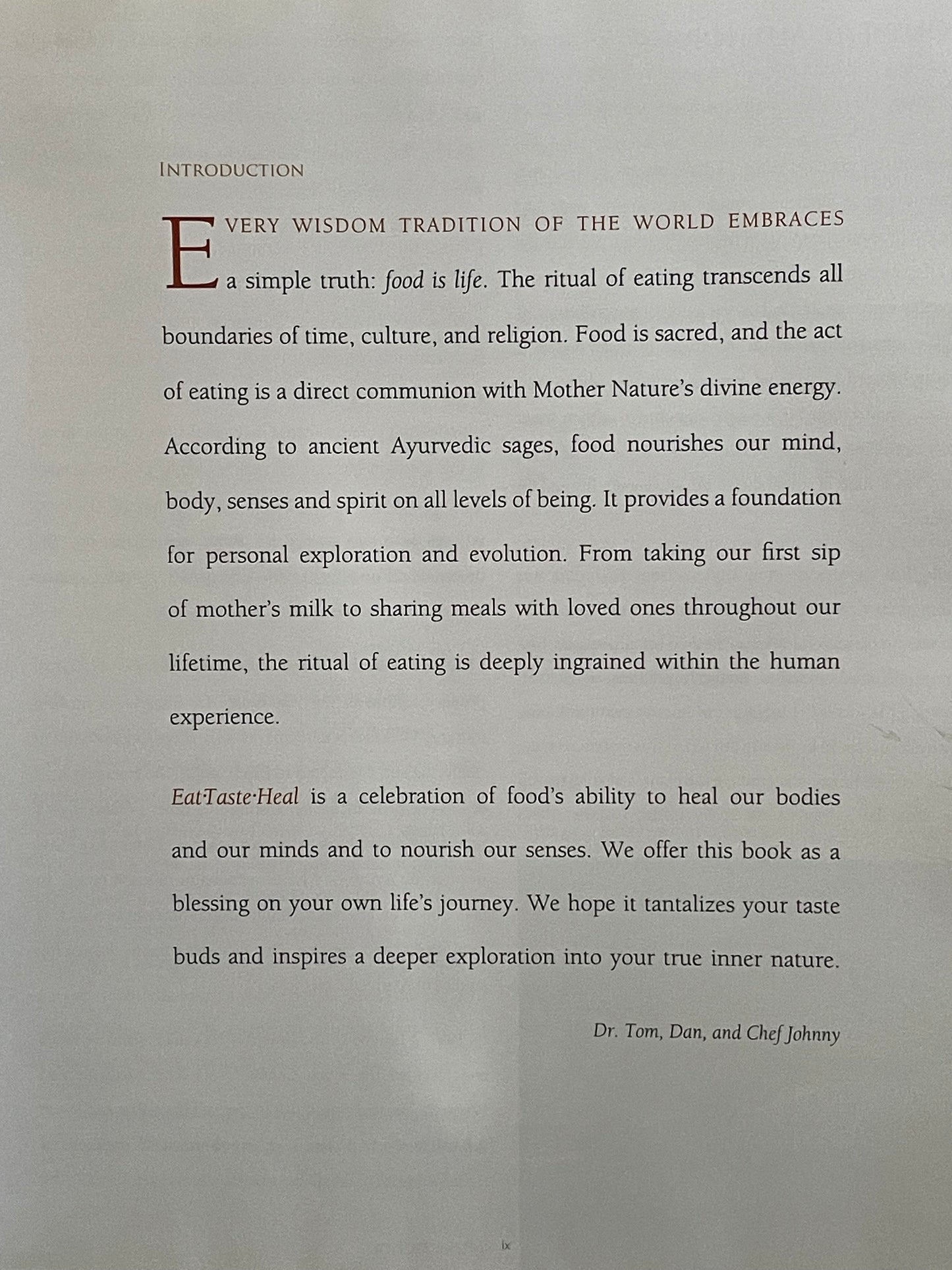 Eat-taste-heal by Thomas Yarema, Daniel Rhoda, Johnny Brannigan