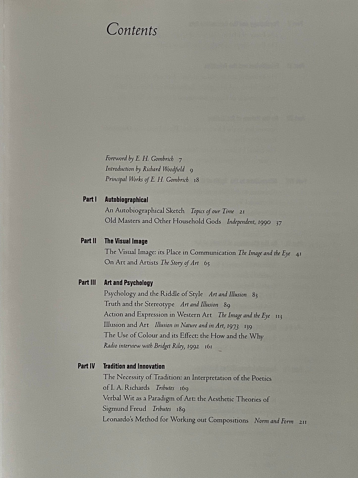 The Essential Gombrich by Ernst Hans Gombrich