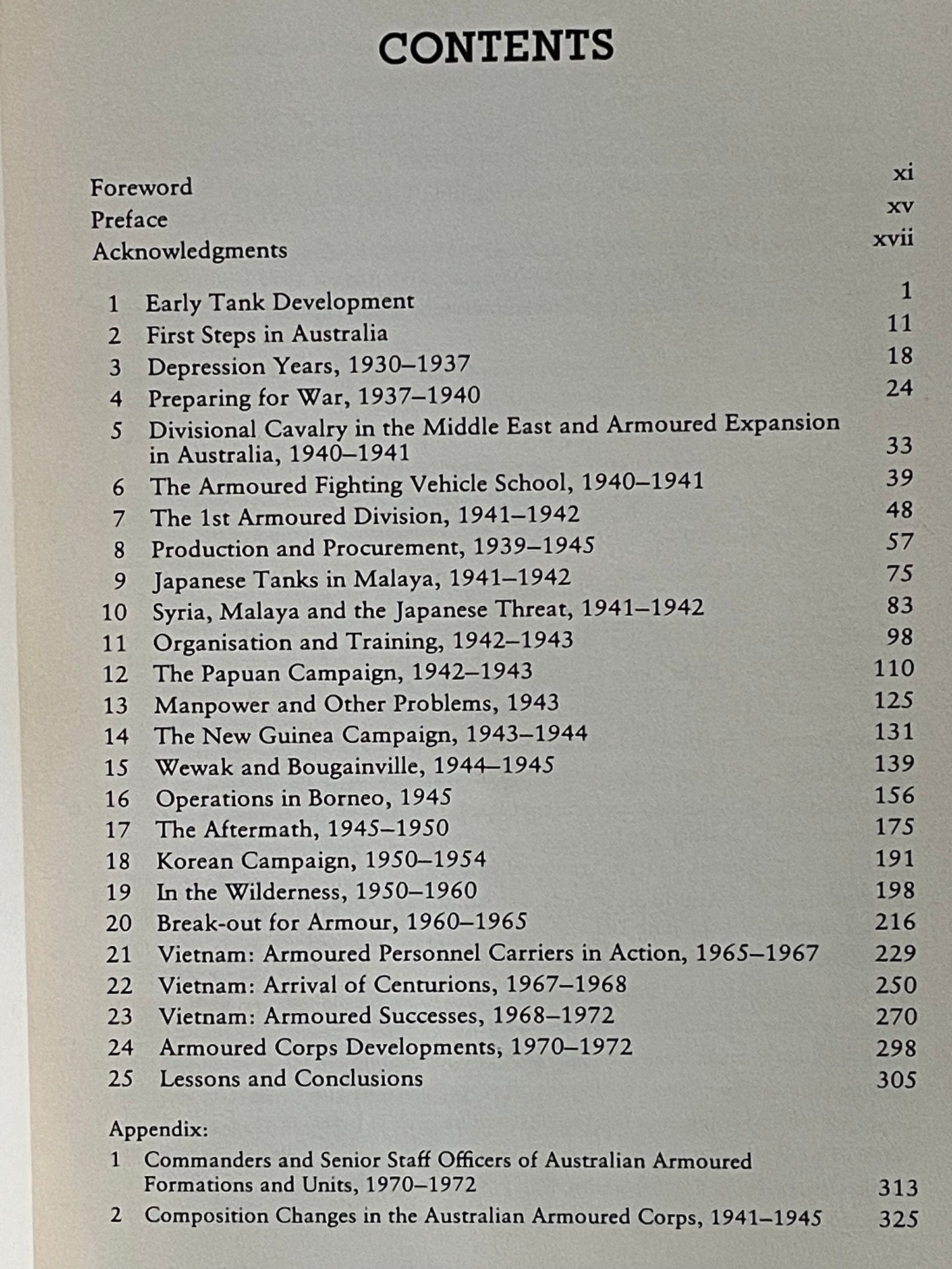 AUSTRALIAN ARMOUR by MAJOR-GENERAL R. N. L. HOPKINS, C.B.E.