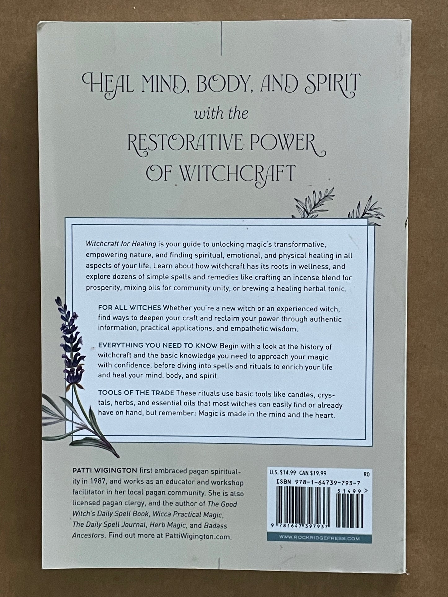 Witchcraft for Healing by Patti Wigington