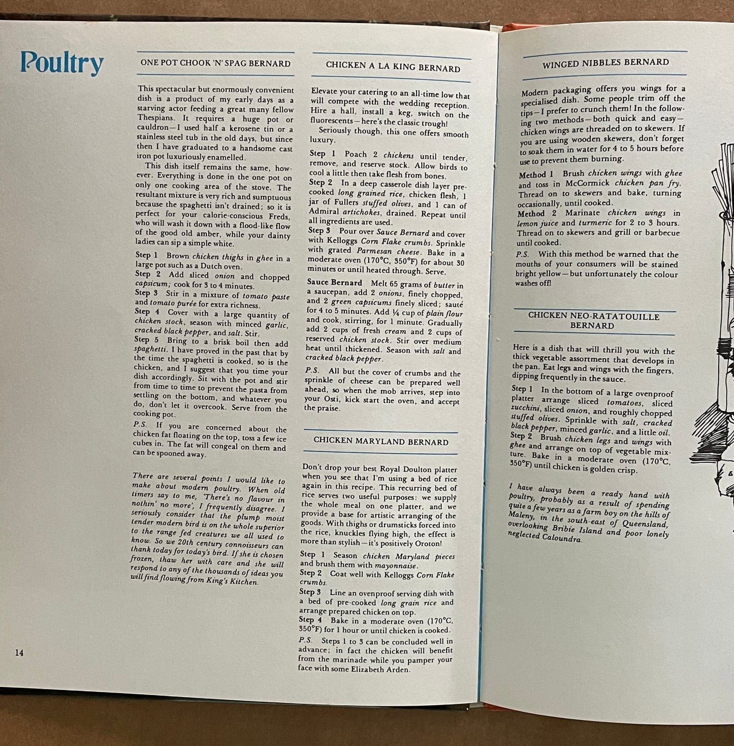 Bernard King's Autumn Cookbook