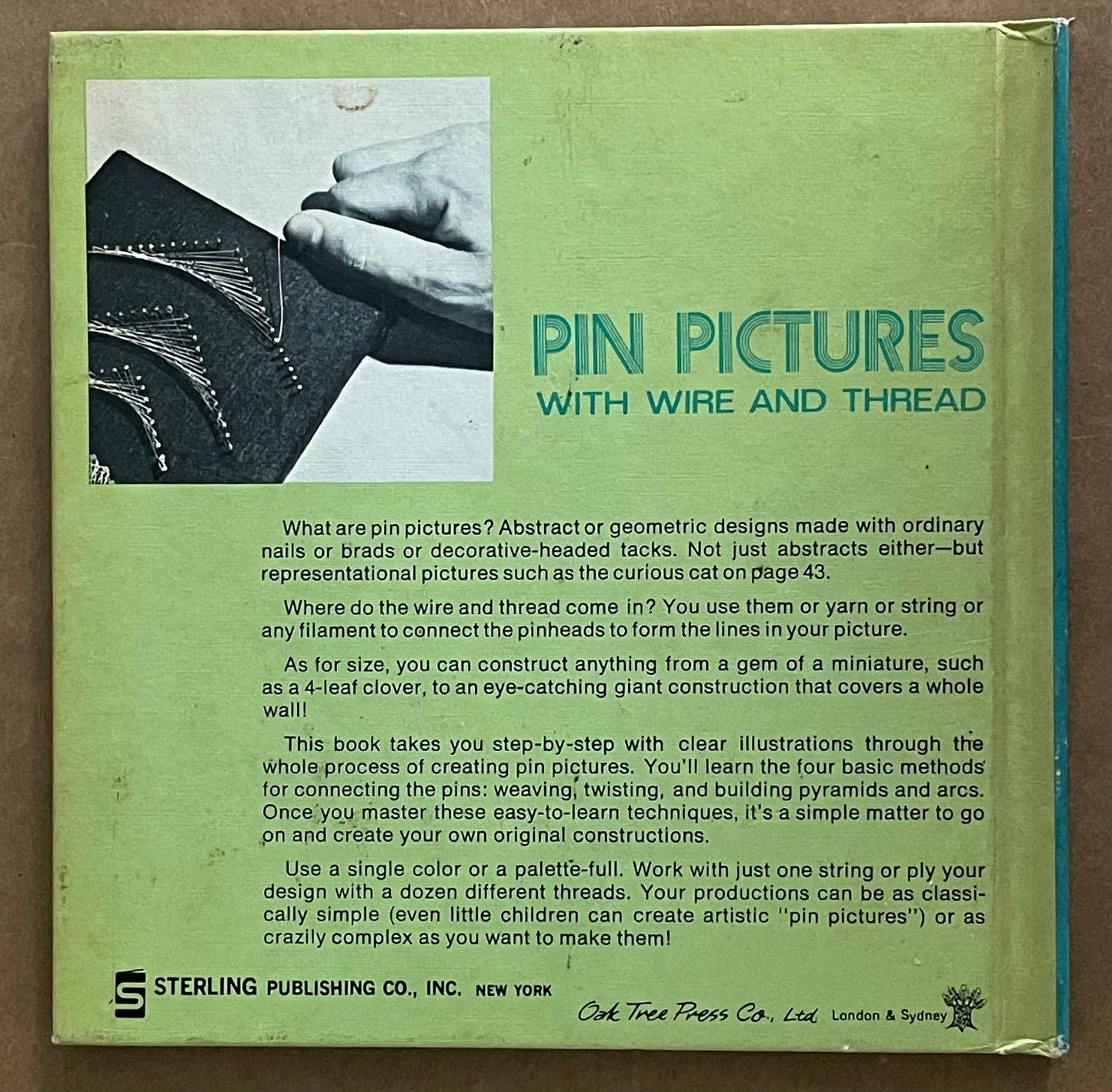Pin Pictures with Wire and Thread by Marie Claude Rivière