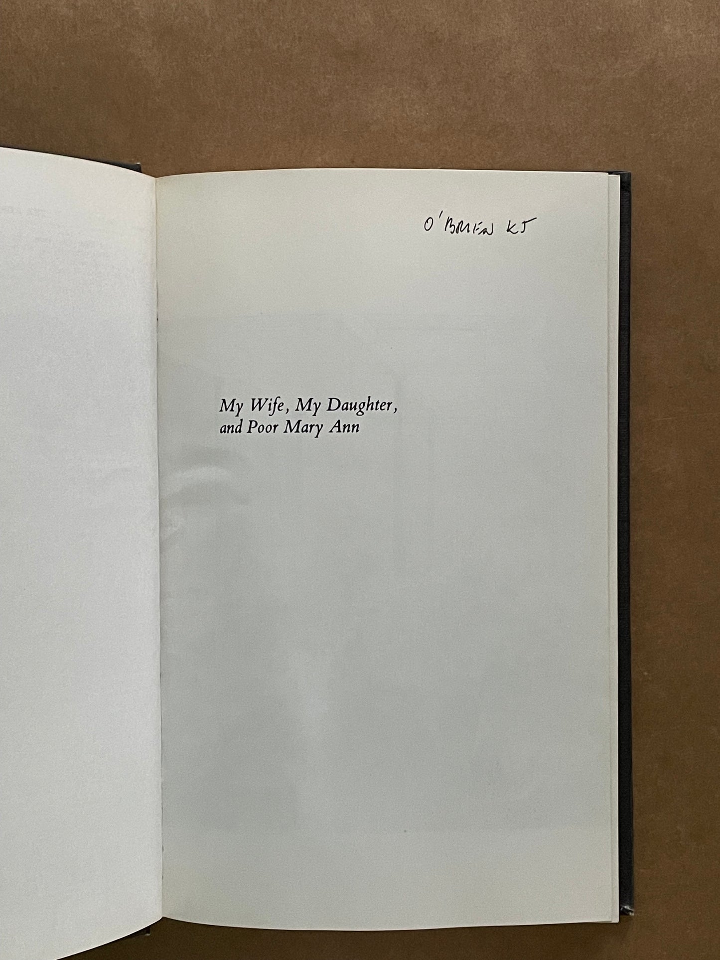 My Wife, My Daughter and Poor Maryann by Beverley Kingston