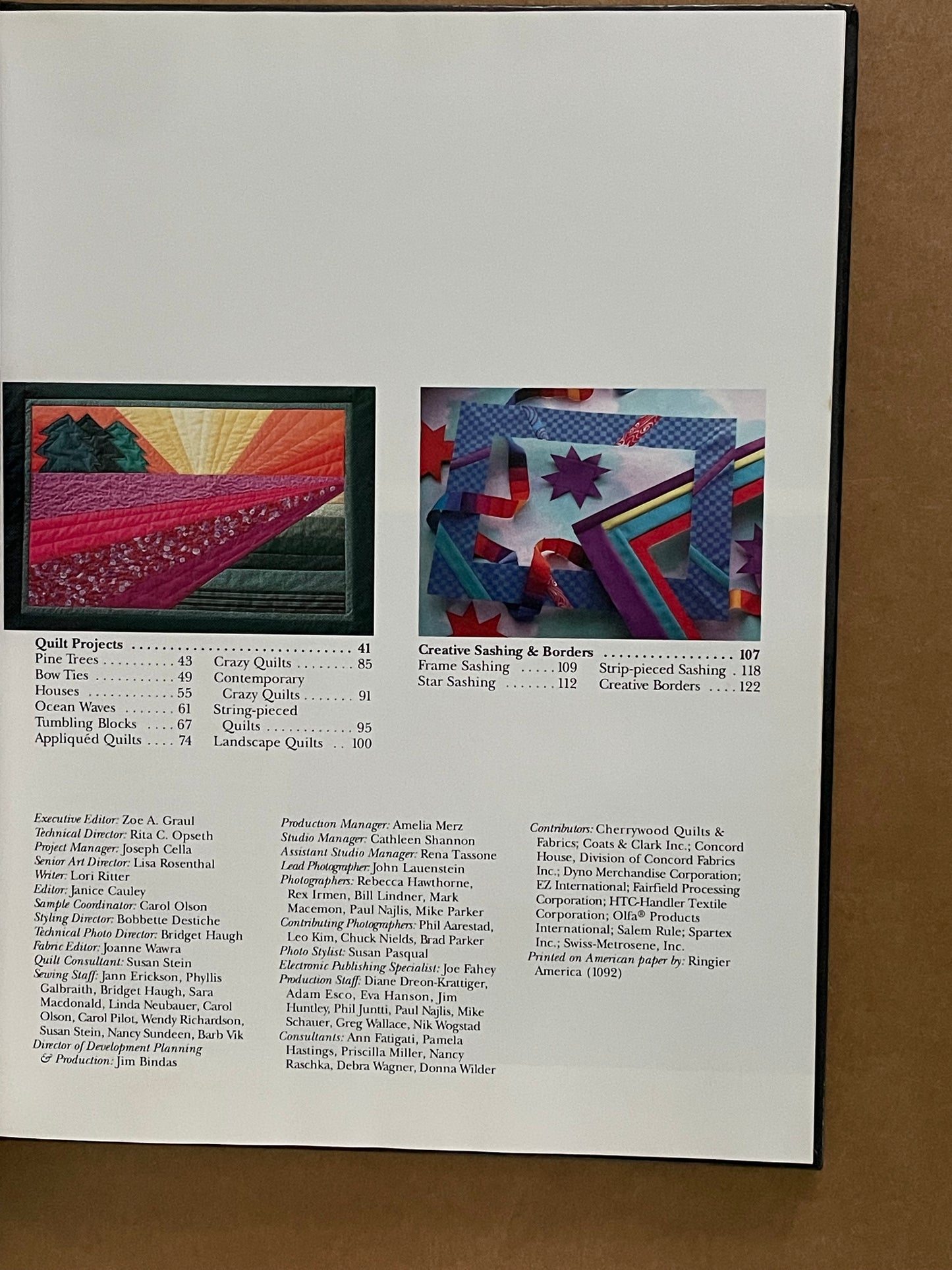 Quilt Projects by Machine by Cy DeCosse Incorporated