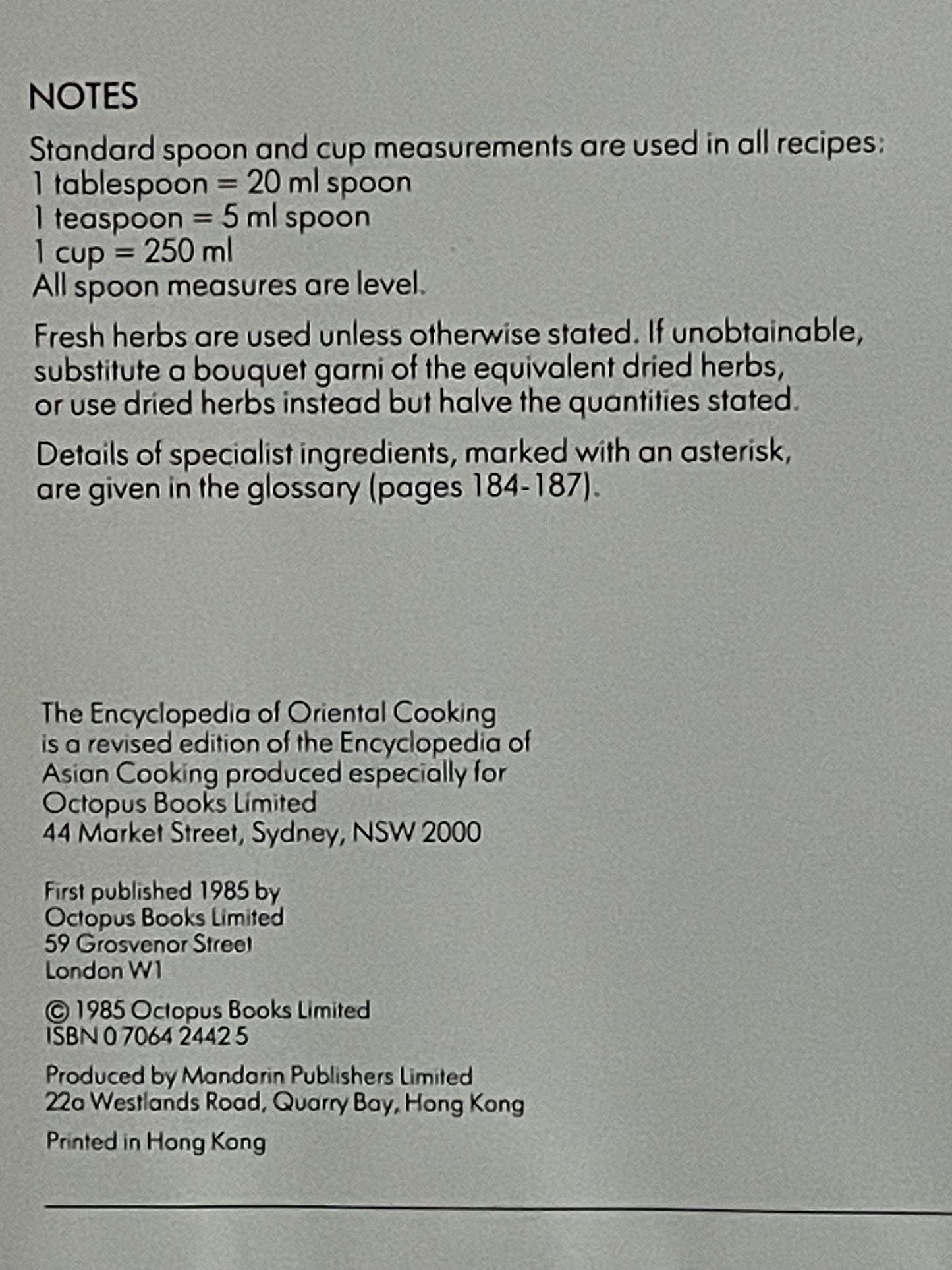 The Encyclopedia of Oriental Cooking by Margaret Fulton
