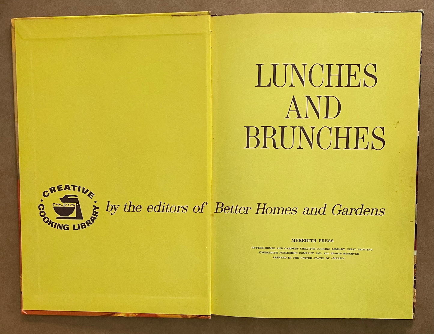 Better Homes & Gardens LUNCHES and BRUNCHES
