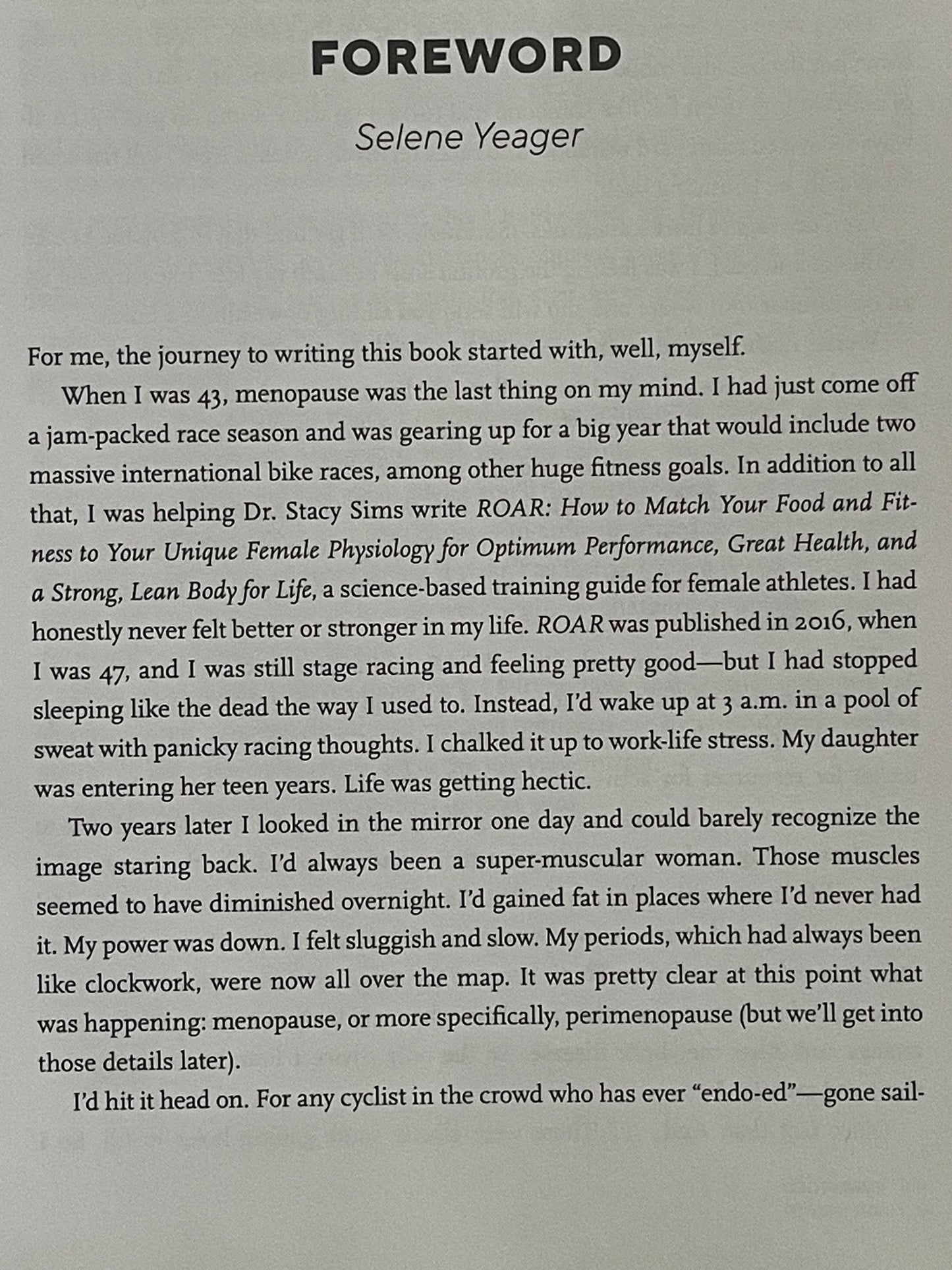 Next Level by Stacy T. Sims, PhD, and Selene Yeager