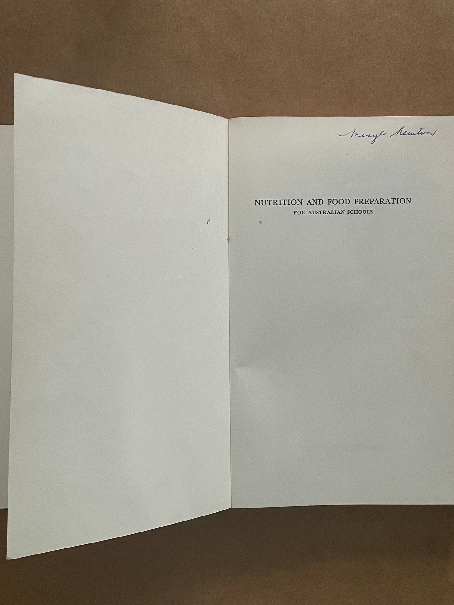 Nutrition & Food Preparation by N.E. Norris, P.M. Abbey & G.M. Macdonald