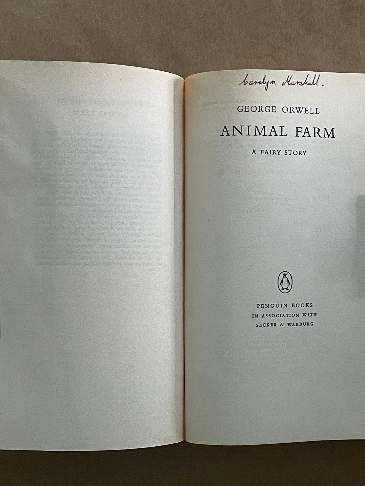 Animal Farm by George Orwell