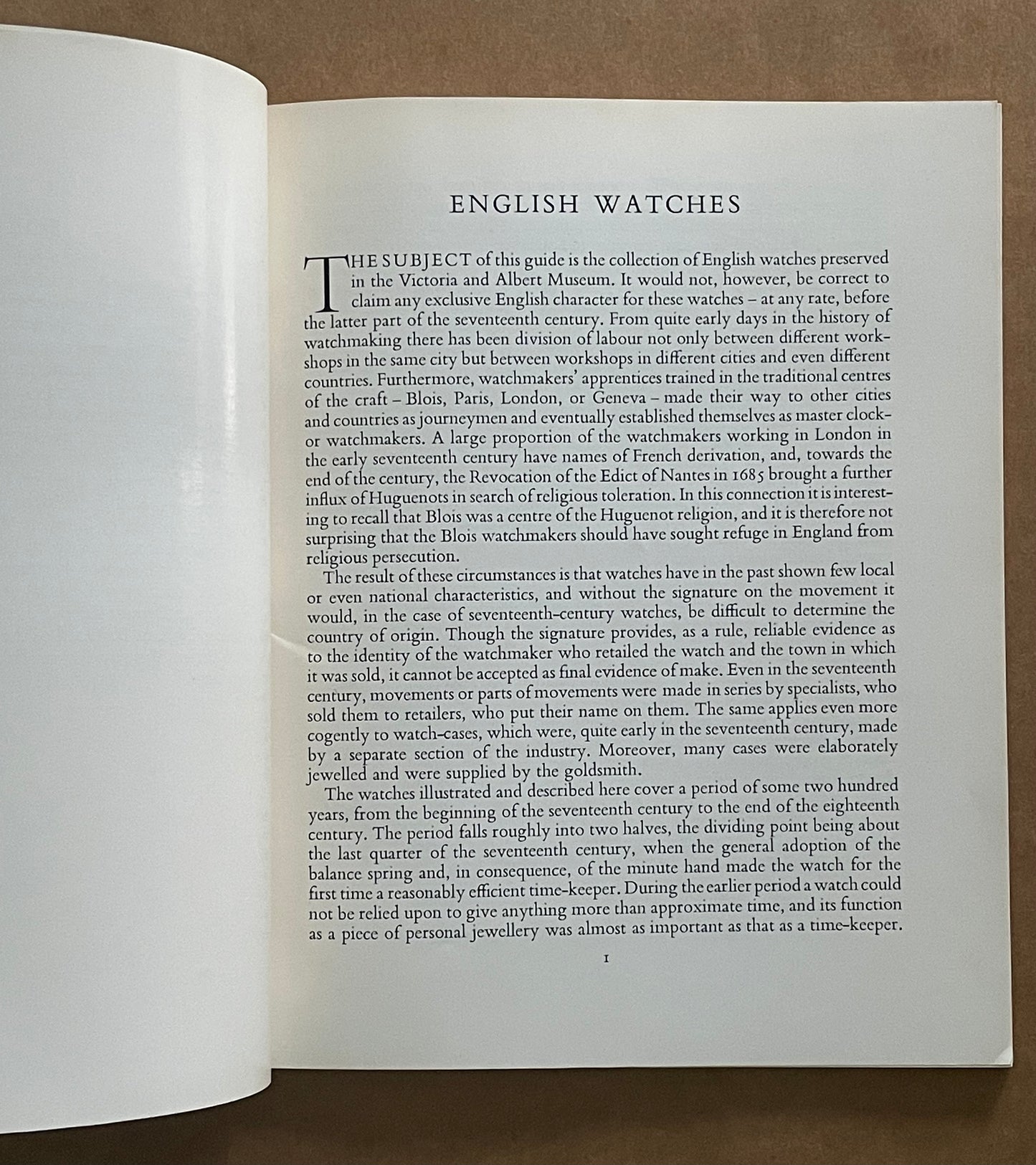 ENGLISH WATCHES by J. F. HAYWARD