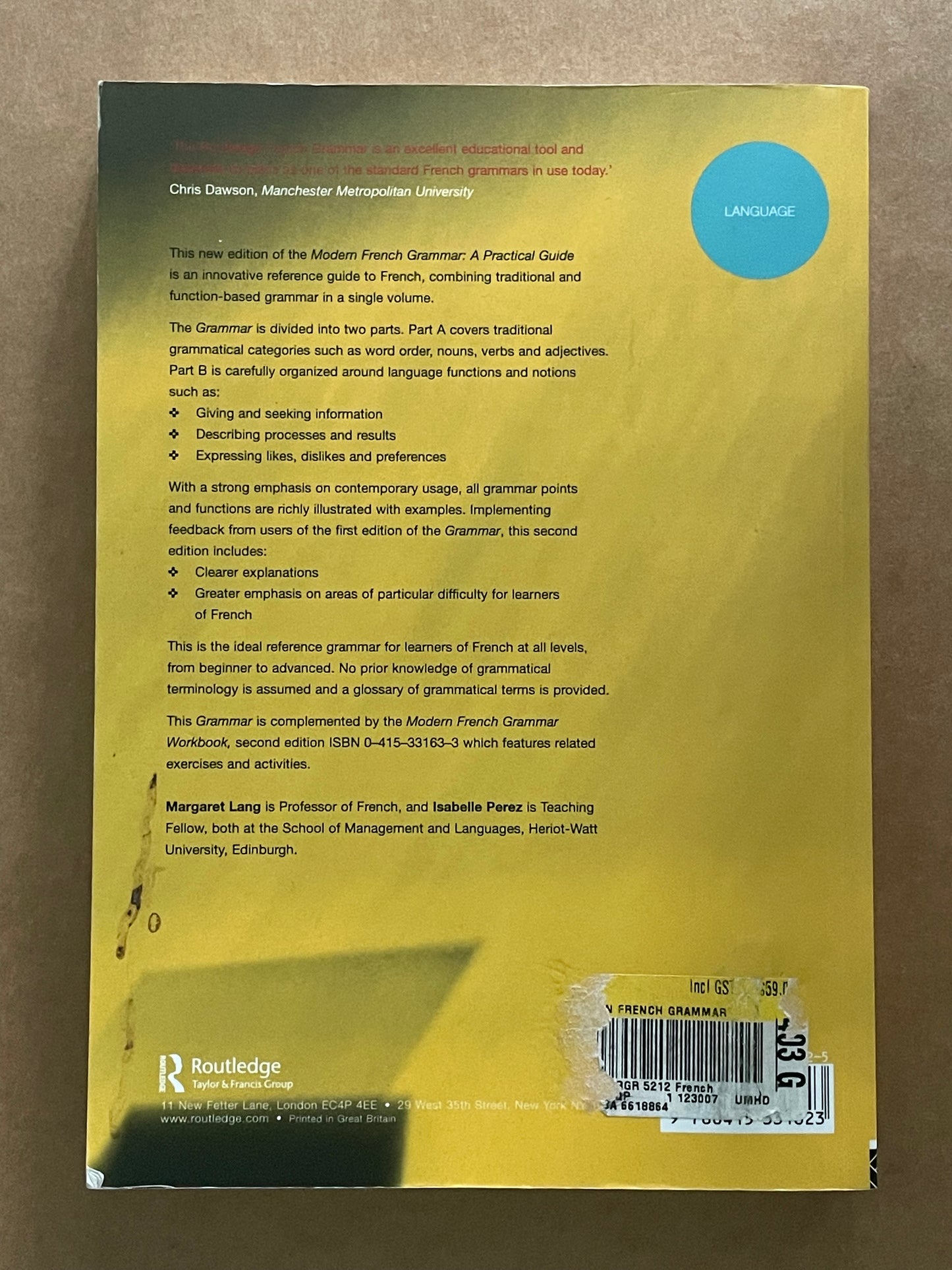Modern French grammar by Margaret Lang
