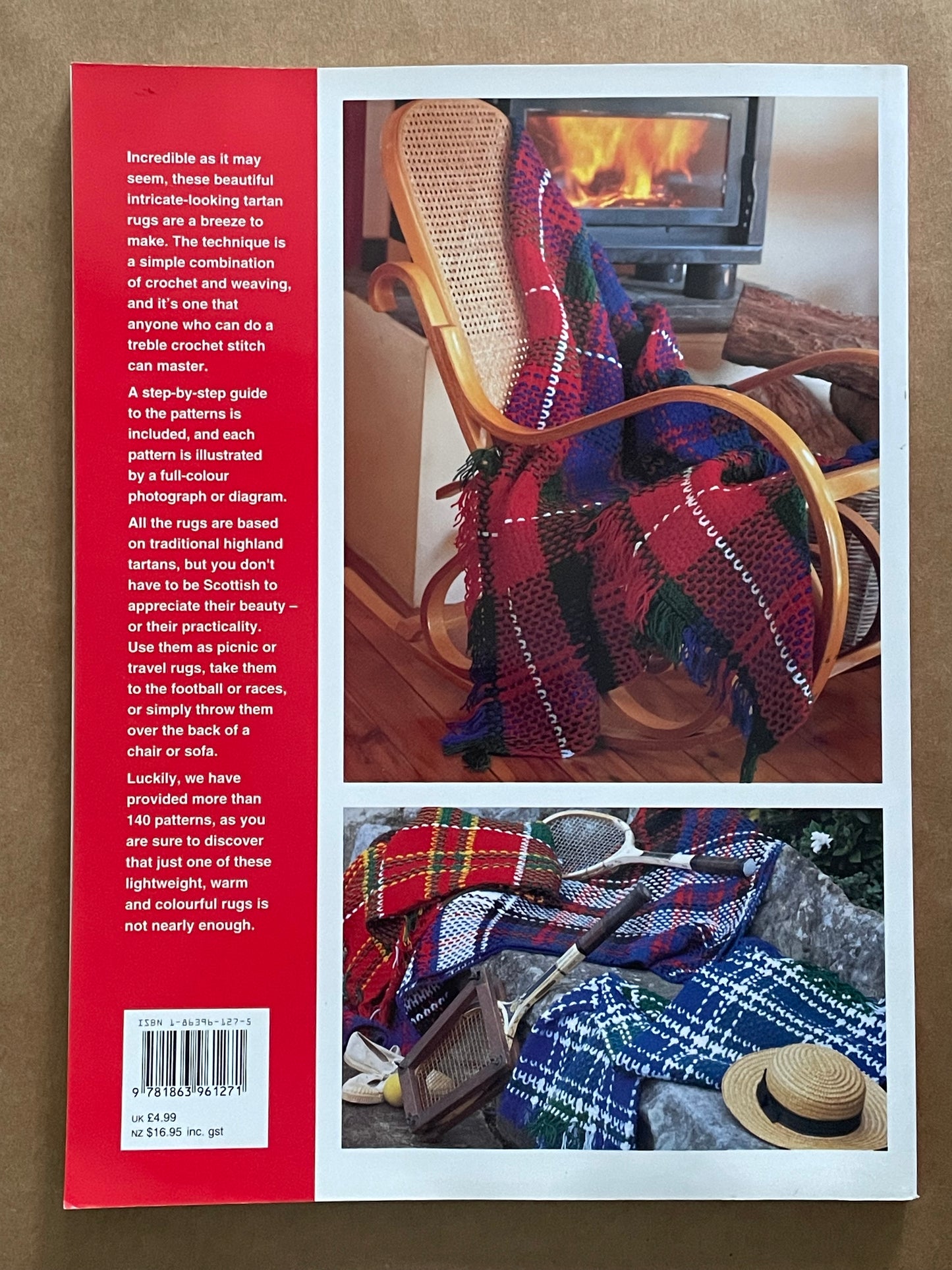 Easy-to-crochet Tartan rugs by Catriona McCartney, Rob McCartney