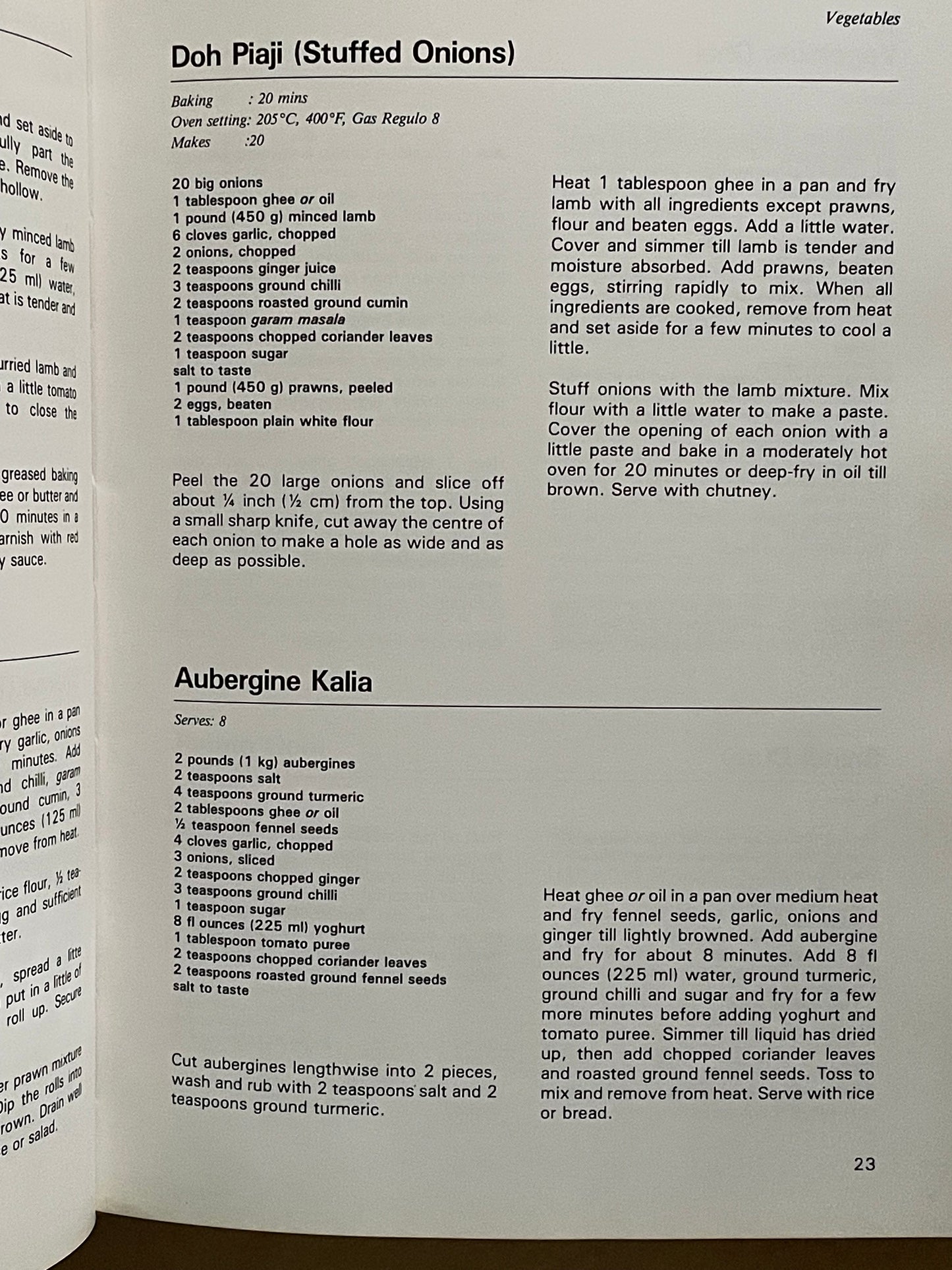 The Indian Cookbook by Prava Majumder