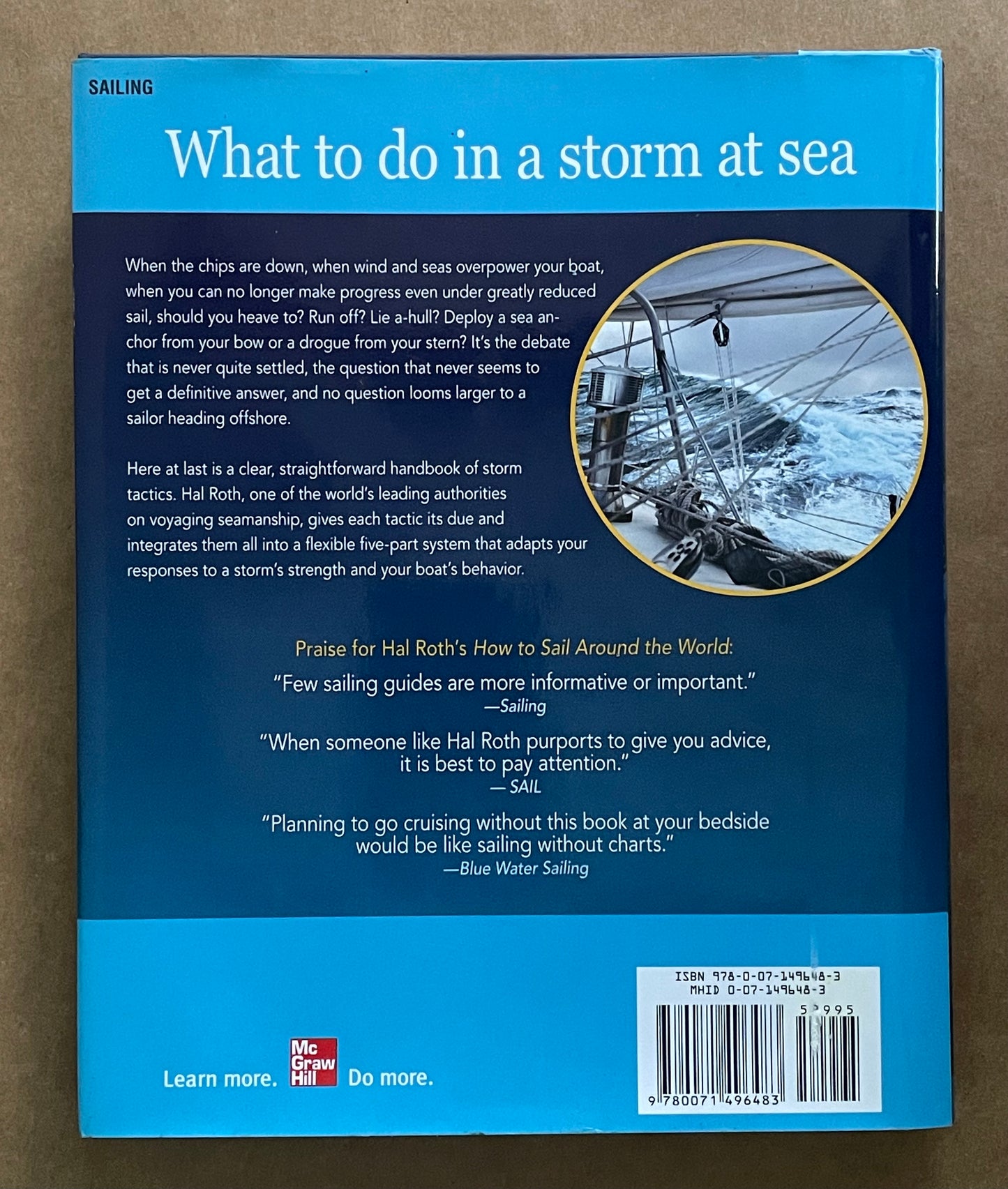 HANDLING STORMS AT SEA : The 5 Secrets of Heavy Weather Sailing by Hal Roth