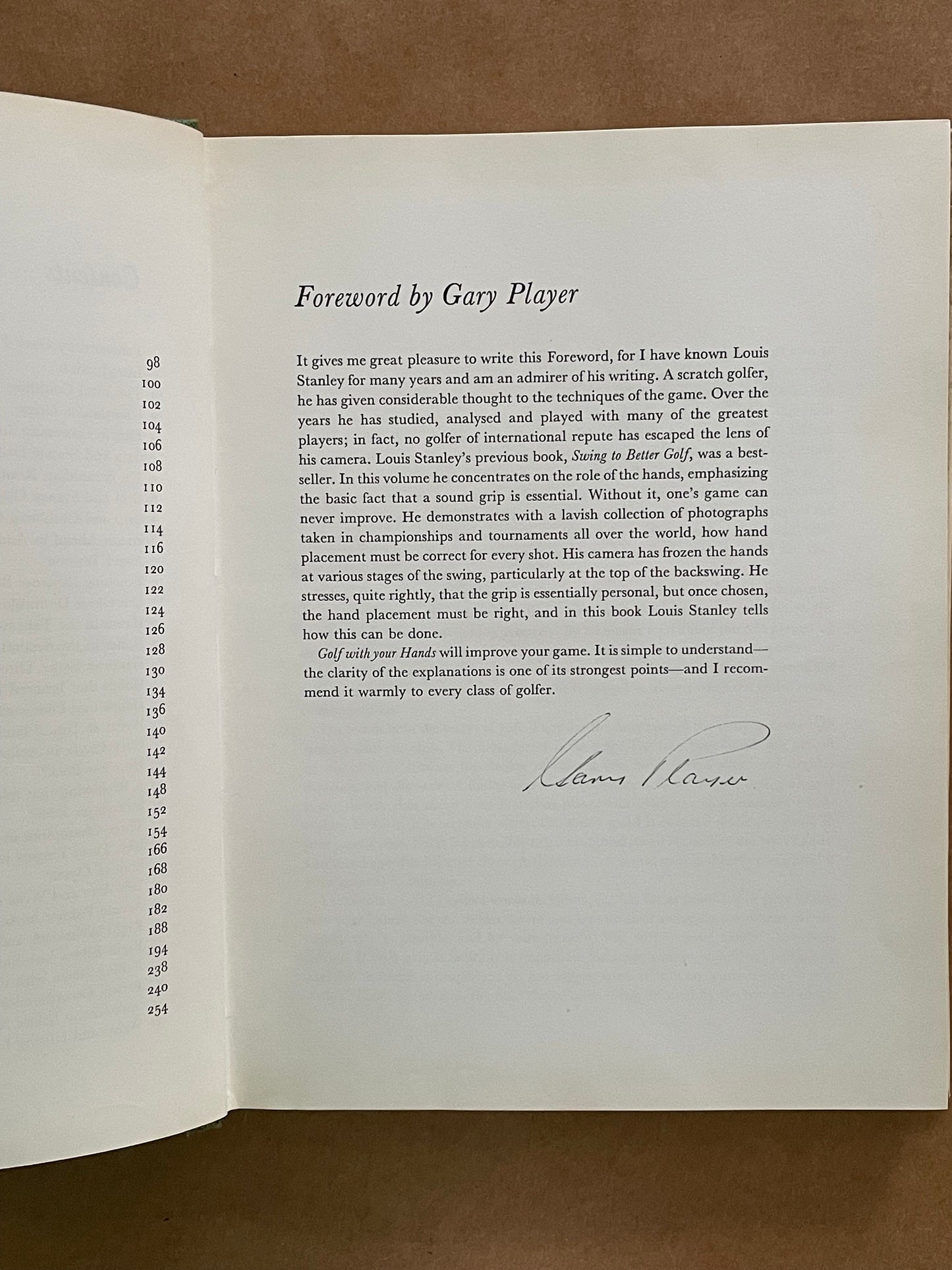 Golf with your Hands by Louis T. Stanley