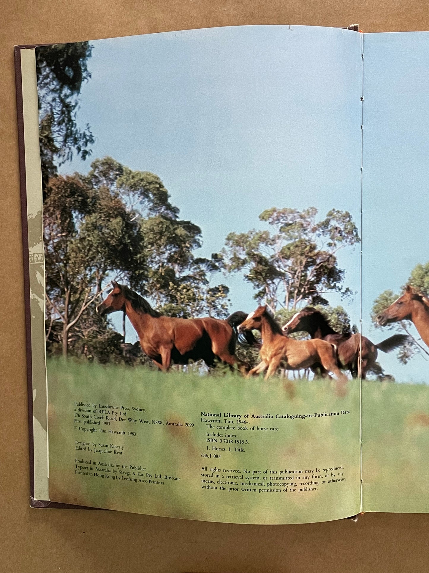 The Complete Book of Horse Care by Tim Hawcroft