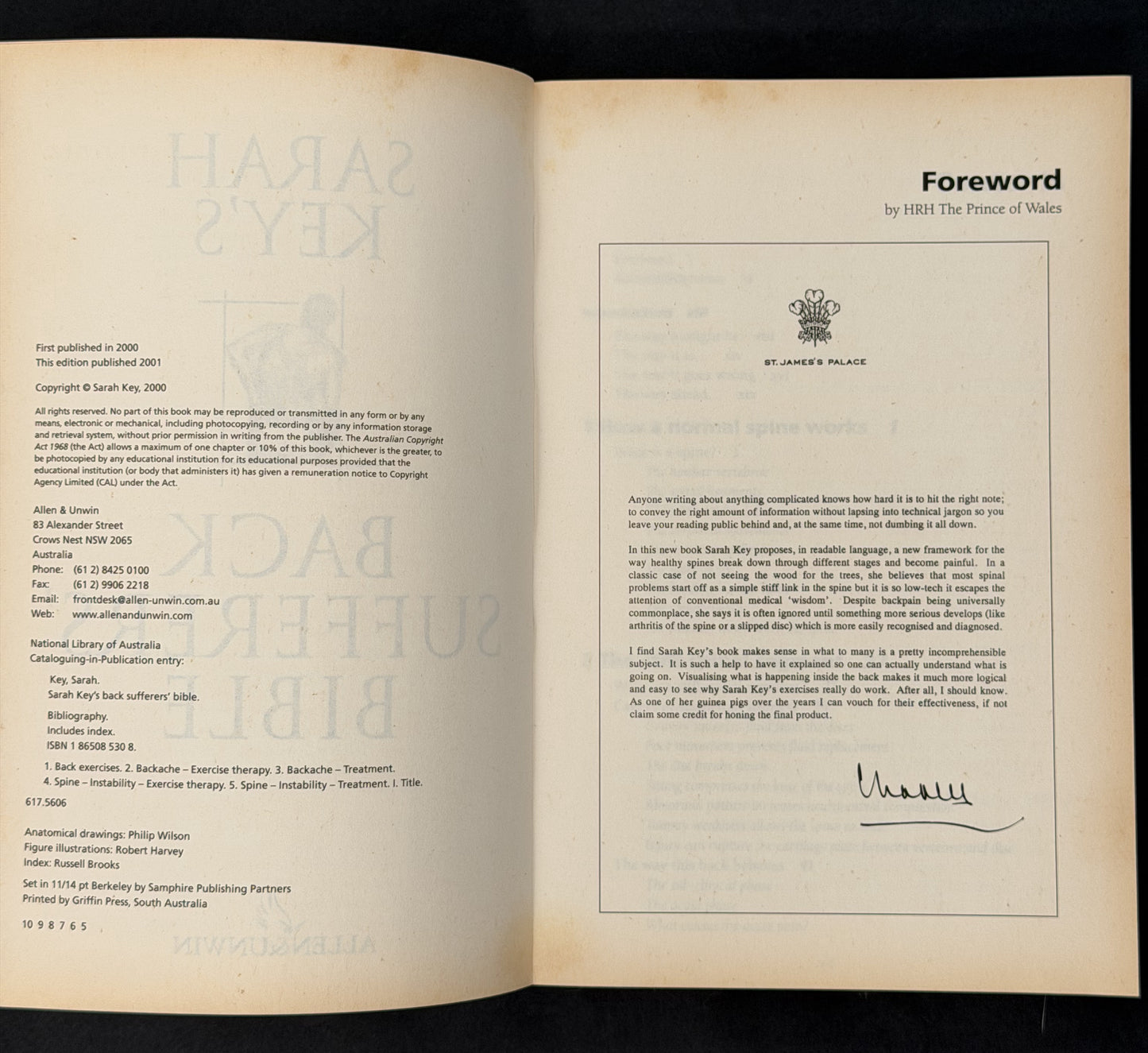 Back Sufferer's Bible by Sarah Key