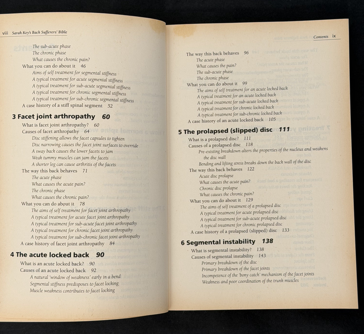 Back Sufferer's Bible by Sarah Key