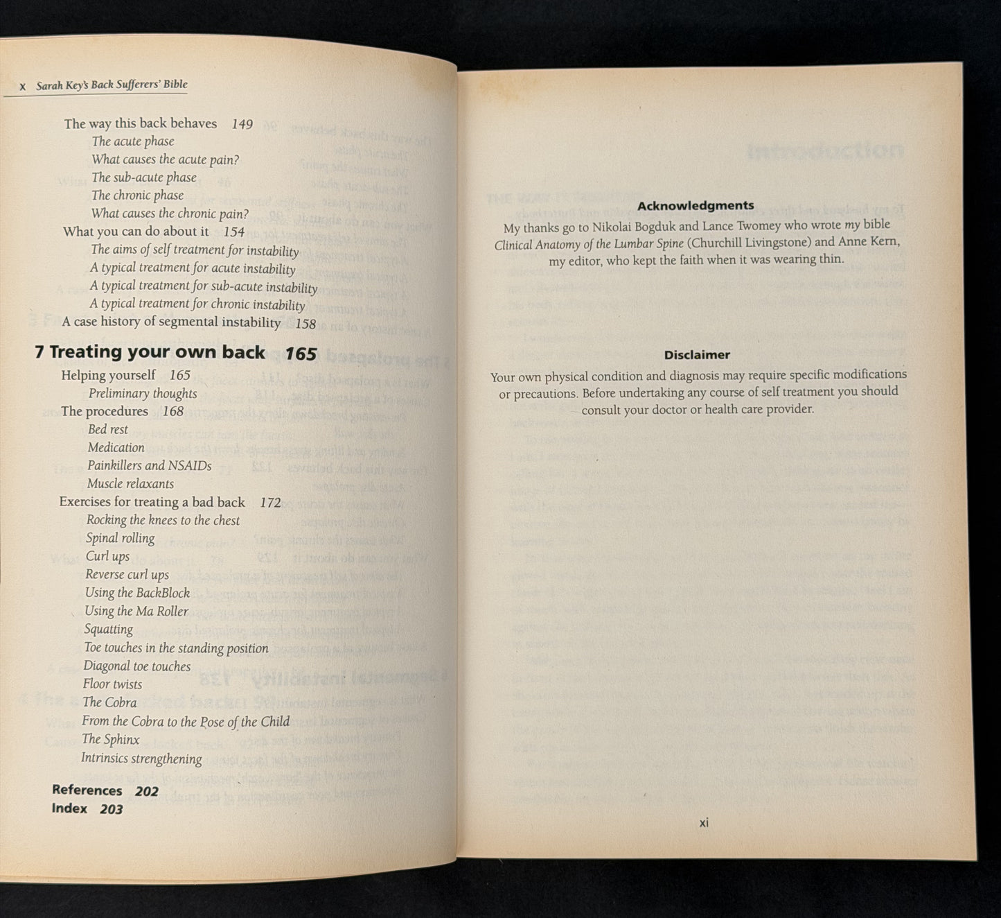 Back Sufferer's Bible by Sarah Key