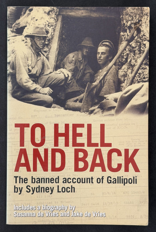 To Hell and Back by Sydney Loch, Susanna De Vries